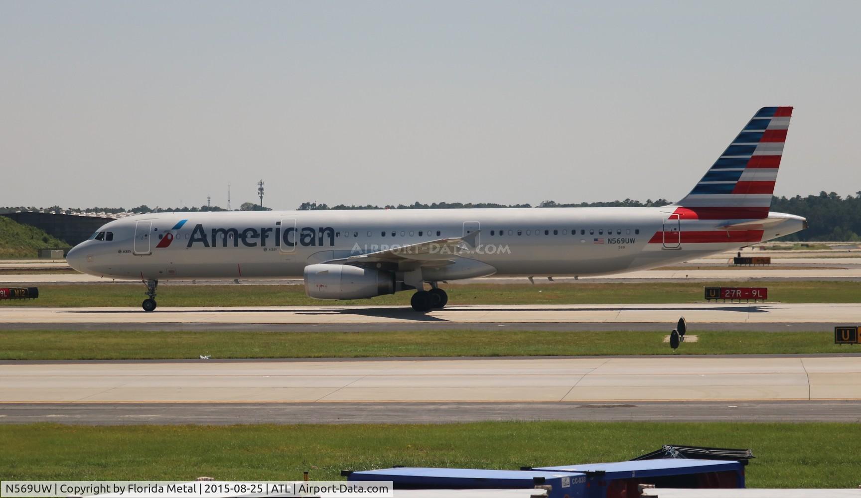 N569UW, 2013 Airbus A321-231 C/N 5763, American