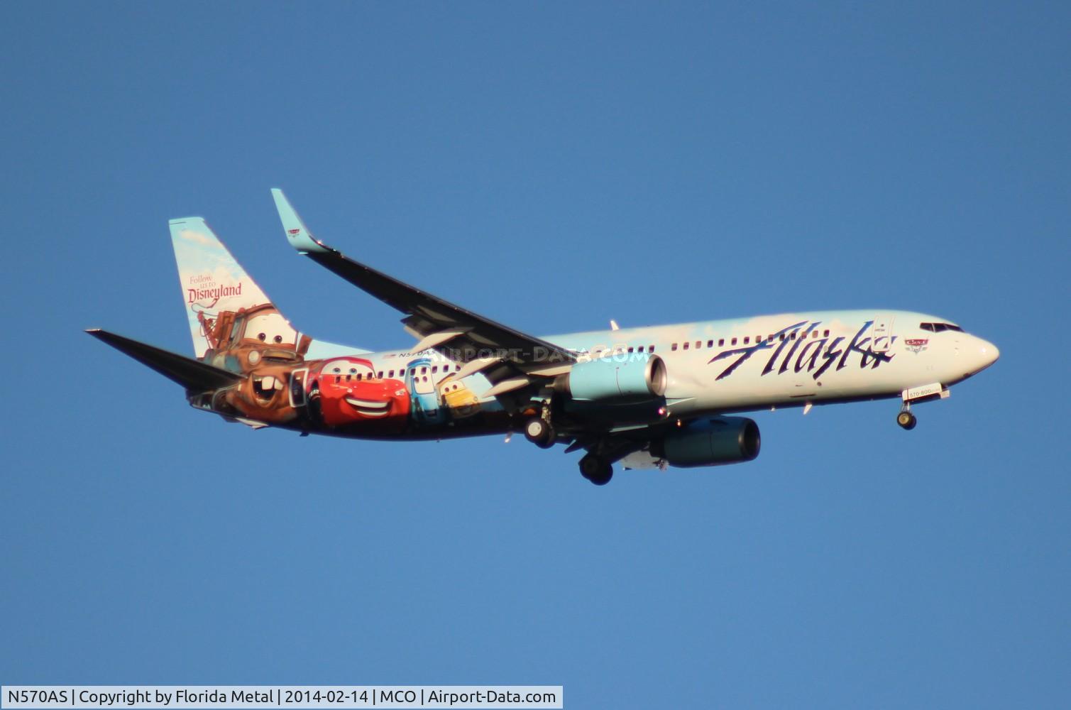 N570AS, 2007 Boeing 737-890 C/N 35185, Alaska Cars