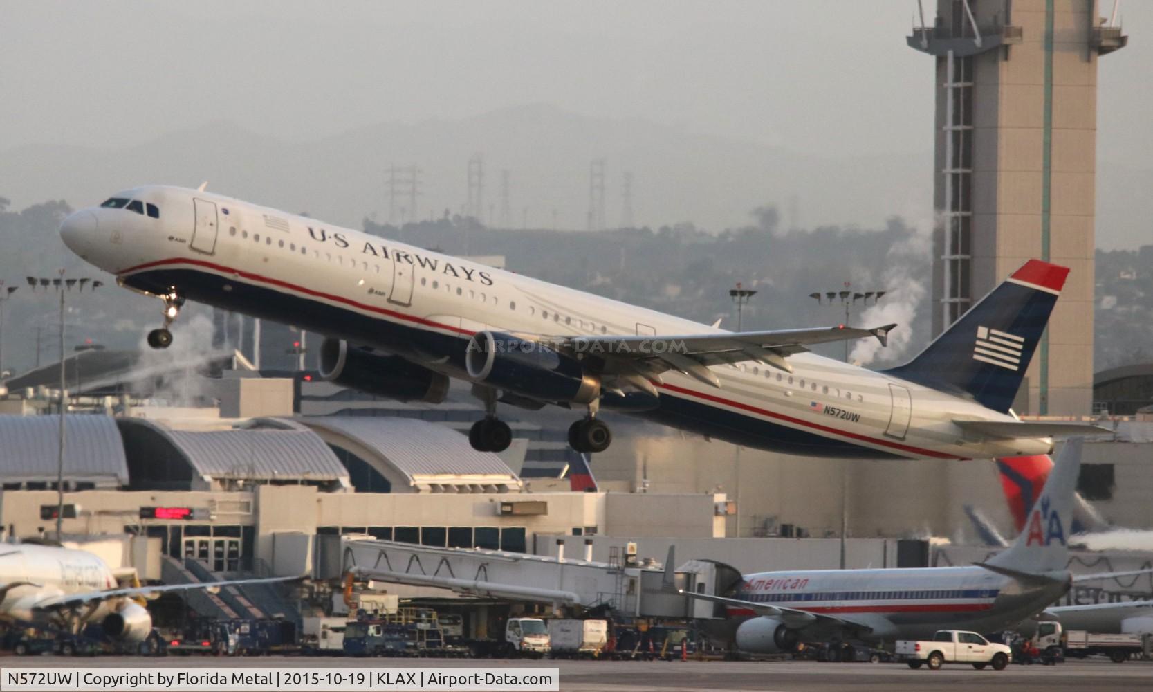 N572UW, 2013 Airbus A321-231 C/N 5899, USAirways