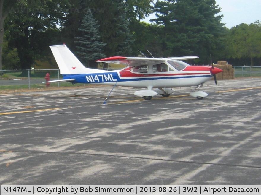 N147ML, 1968 Cessna 177 Cardinal C/N 17701000, On the ramp at Put In Bay, Ohio