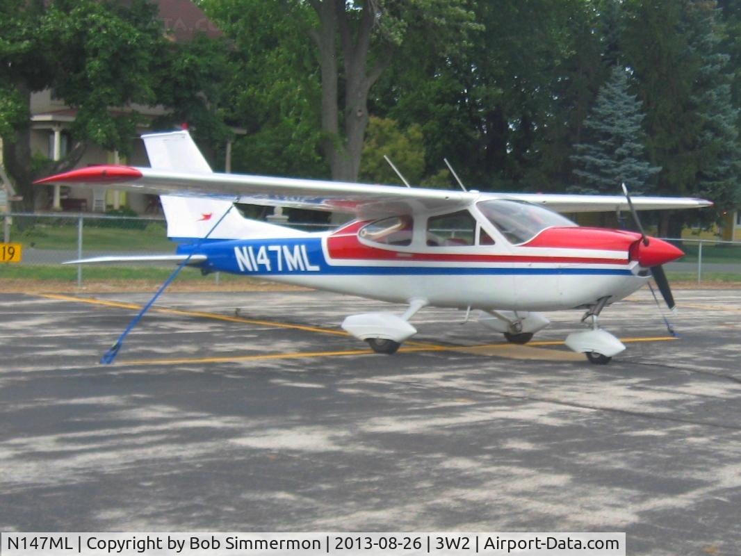 N147ML, 1968 Cessna 177 Cardinal C/N 17701000, On the ramp at Put In Bay, Ohio