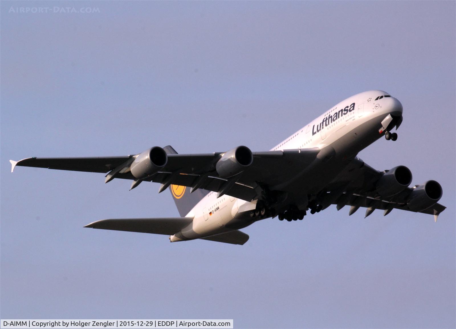 D-AIMM, 2014 Airbus A380-841 C/N 175, A380 D-AIMM visits LEJ for 3 hours t&g on rwy 08L....