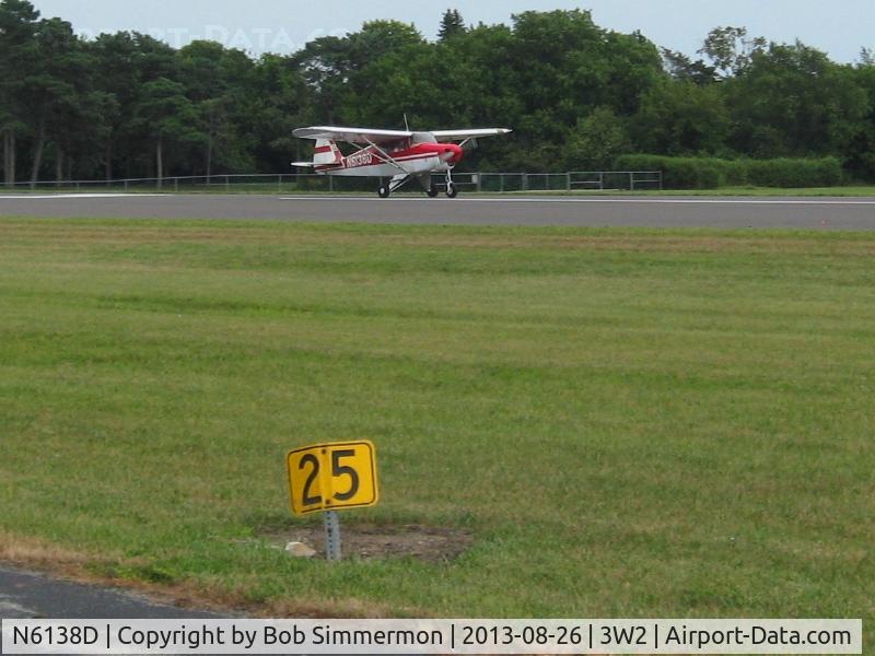 N6138D, 1957 Piper PA-22-150 C/N 22-4782, Departing Put In Bay