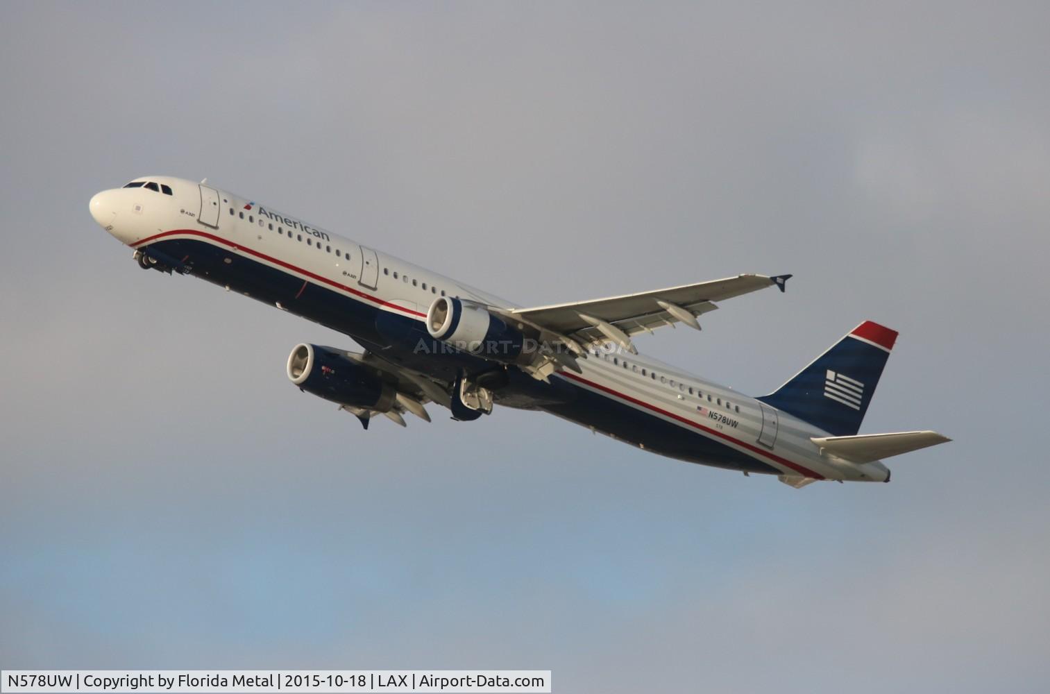 N578UW, 2014 Airbus A321-231 C/N 6035, American Airlines USAirways Heritage