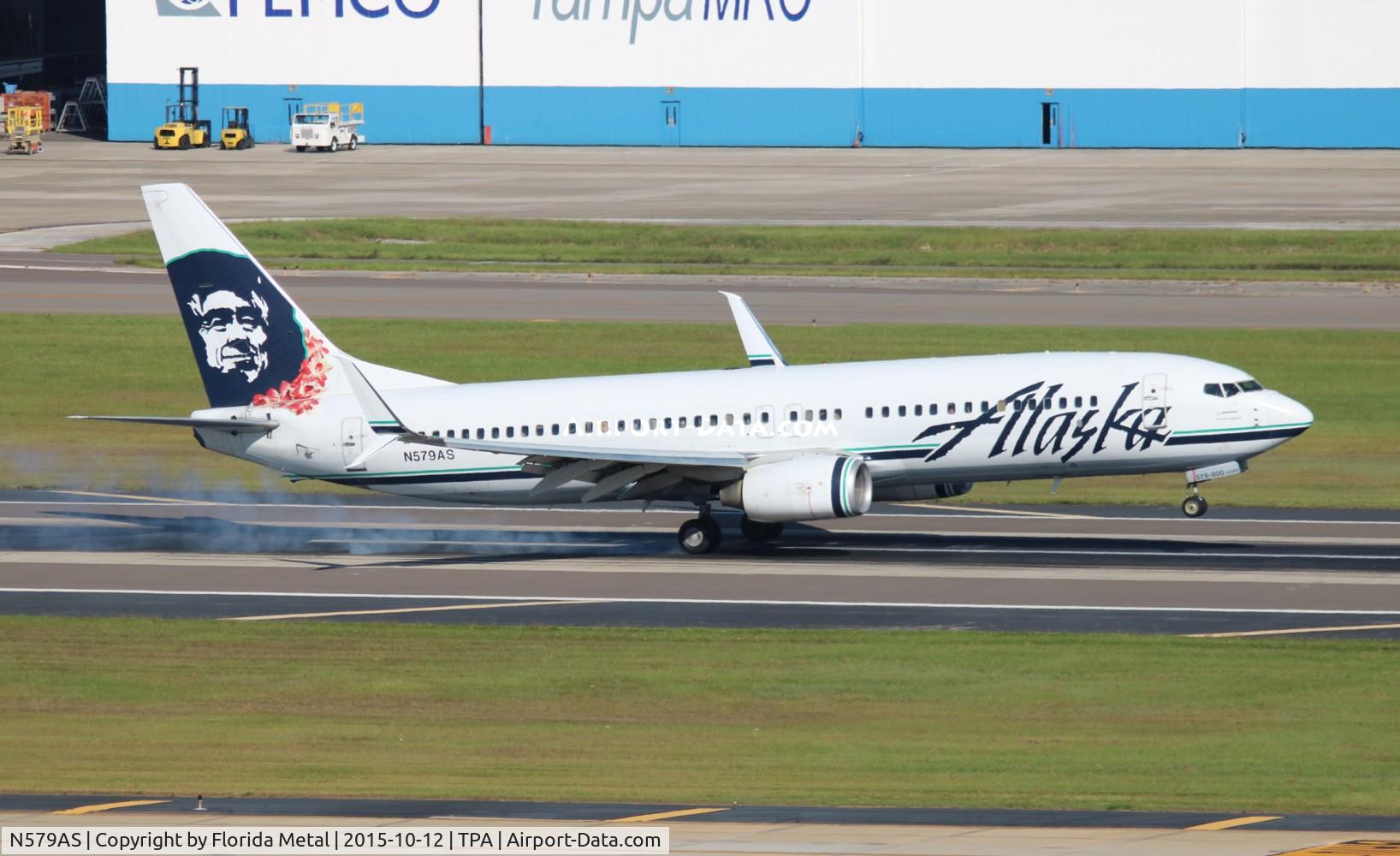 N579AS, 2007 Boeing 737-890 C/N 35187, Alaska