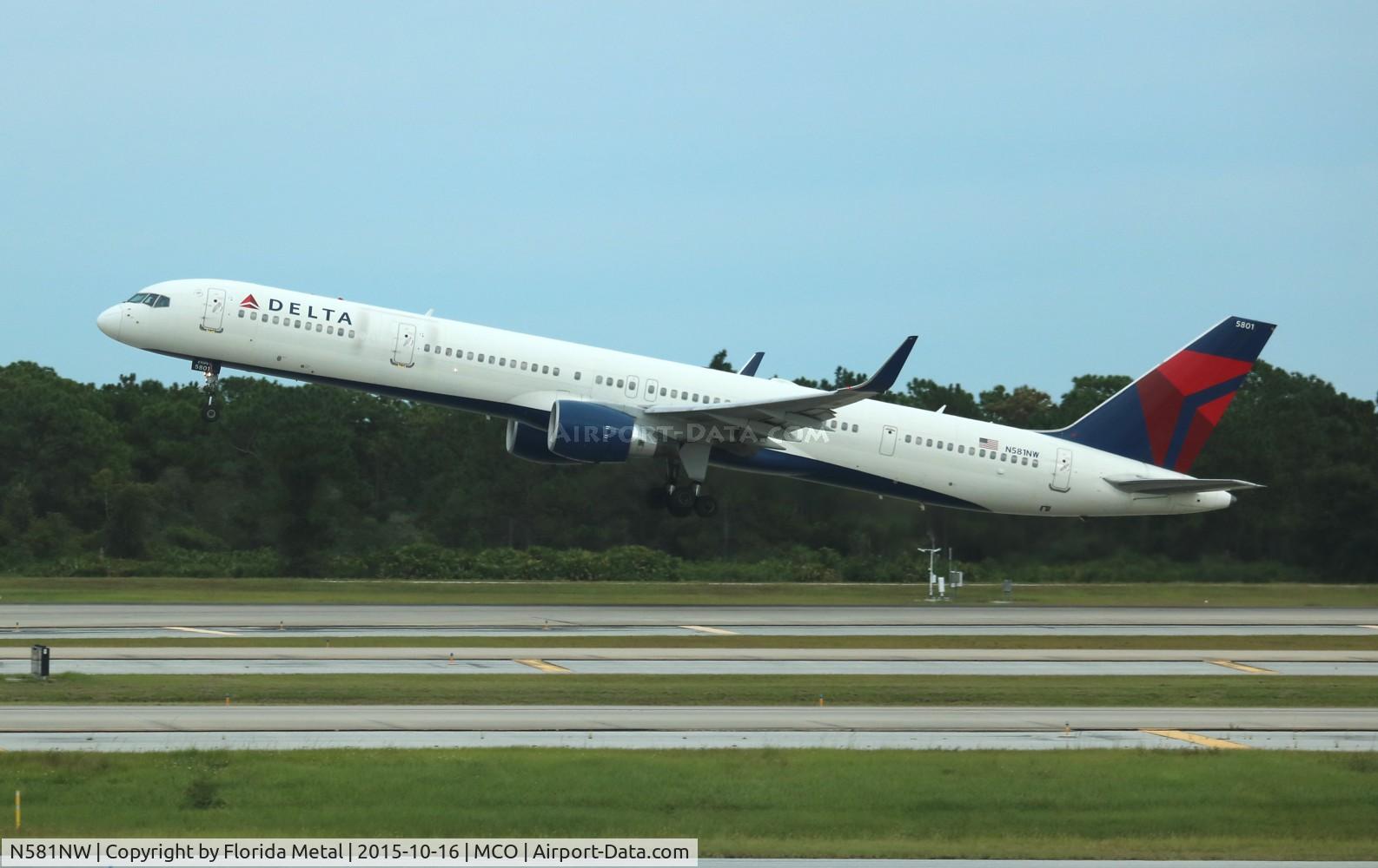 N581NW, 2002 Boeing 757-351 C/N 32982, Delta