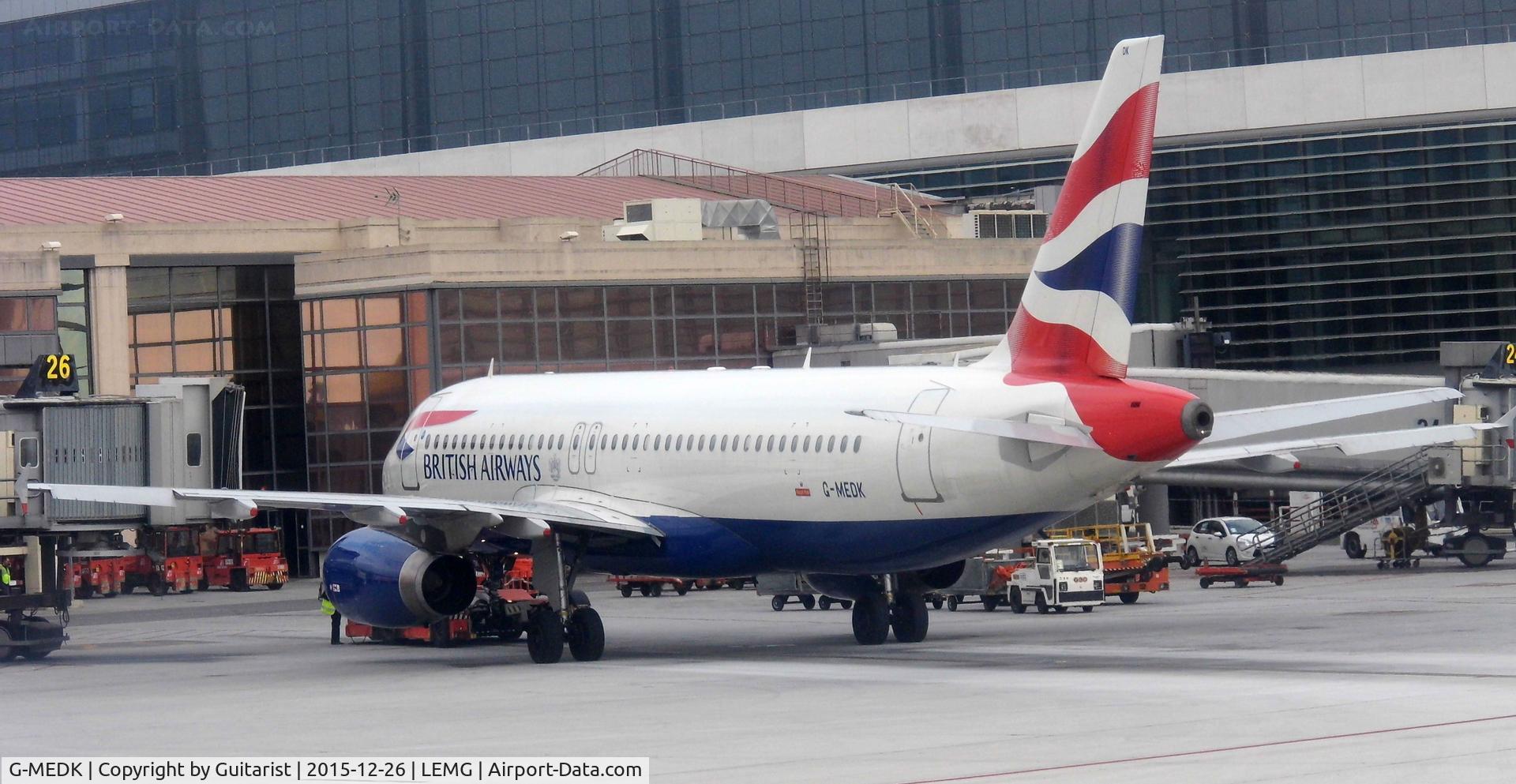 G-MEDK, 2005 Airbus A320-232 C/N 2441, At Malaga