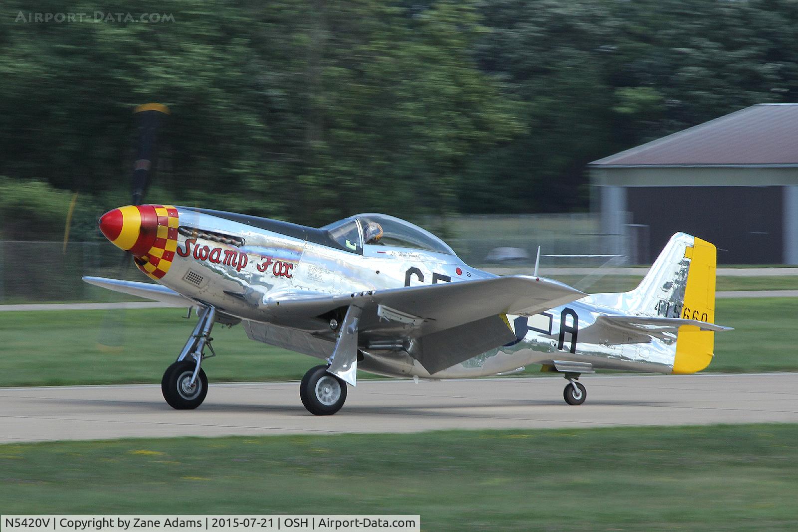 N5420V, 1944 North American/aero Classics P-51D C/N 44-74202, 2015 EAA AirVenture - Oshkosh, Wisconsin