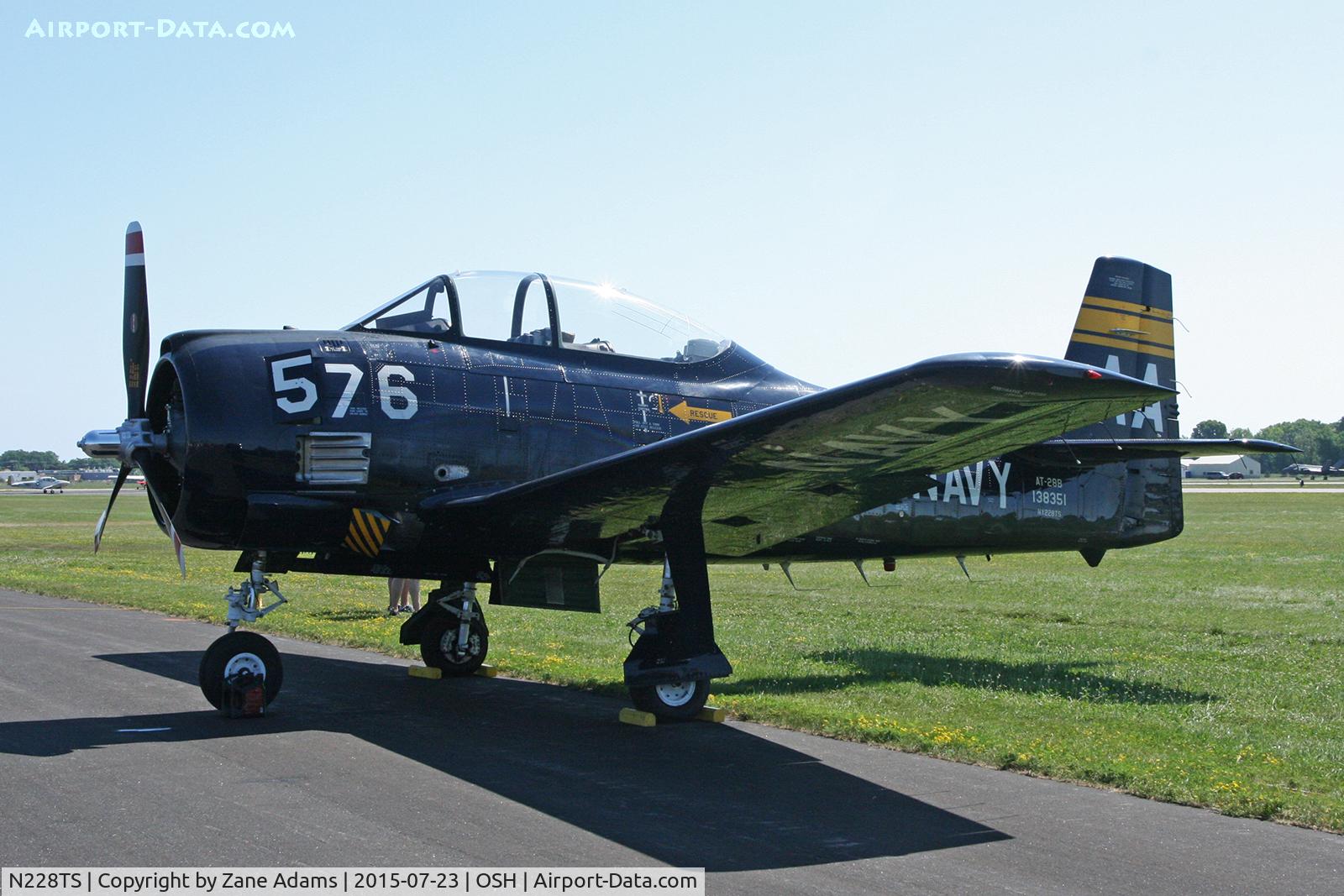 N228TS, 1954 North American T-28D Trojan C/N 200-422, 2015 EAA AirVenture - Oshkosh, Wisconsin