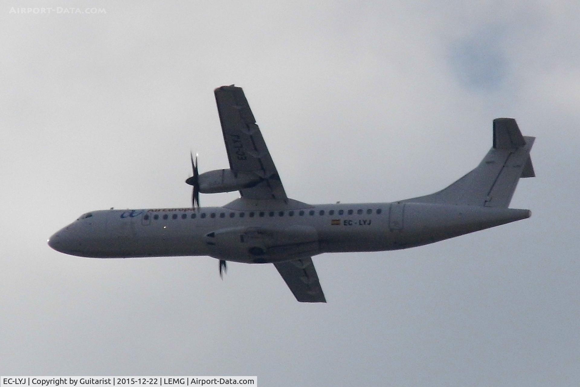 EC-LYJ, 1995 ATR 72-212A C/N 468, At Malaga