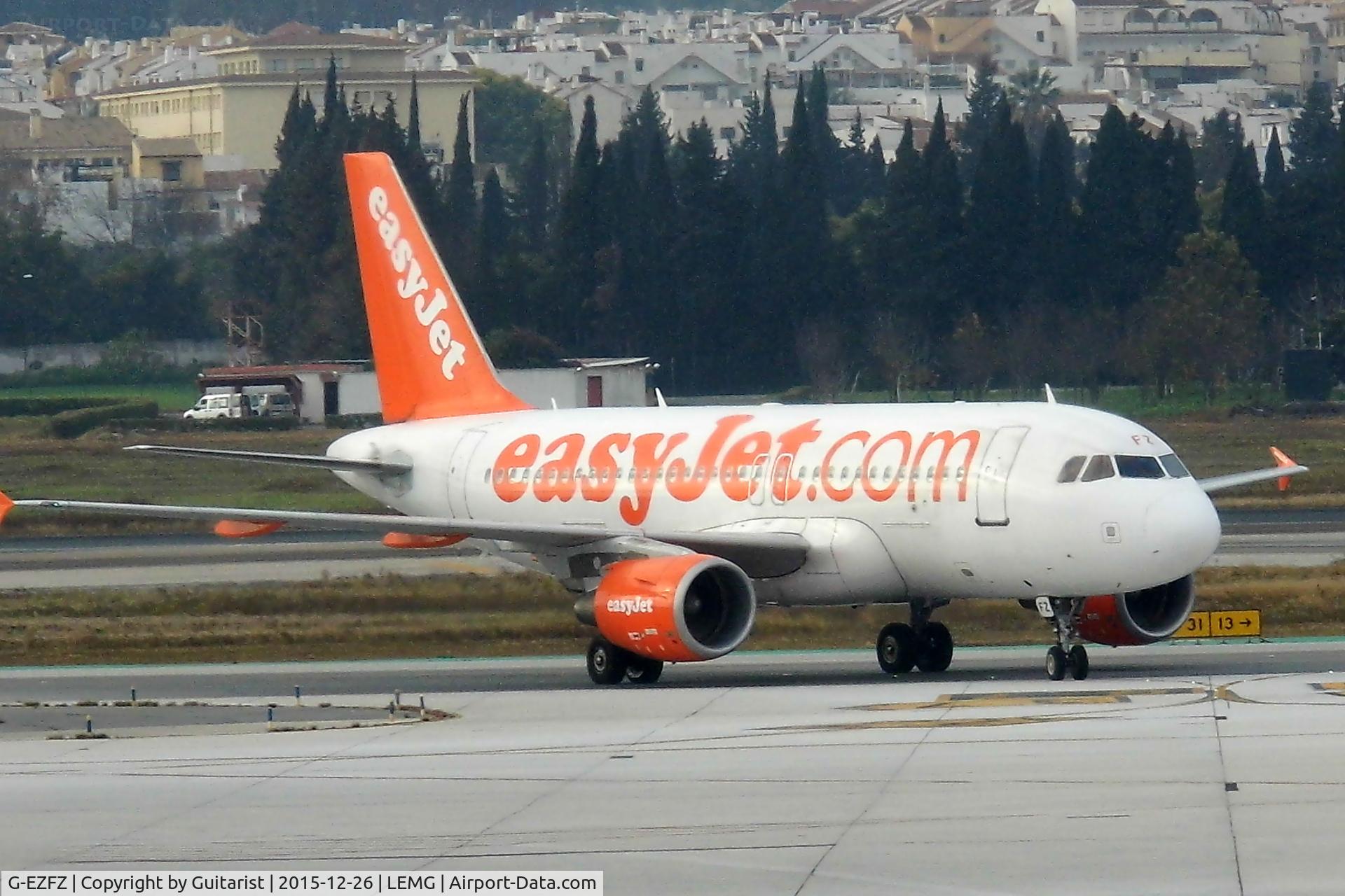 G-EZFZ, 2010 Airbus A319-111 C/N 4425, At Malaga