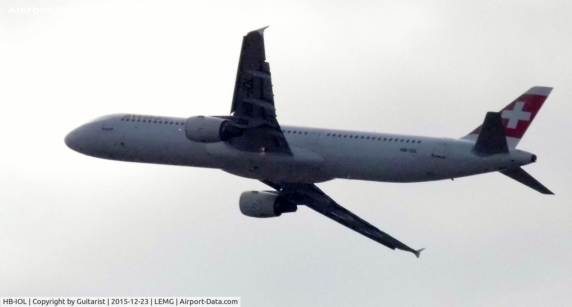 HB-IOL, 1999 Airbus A321-111 C/N 1144, At Malaga