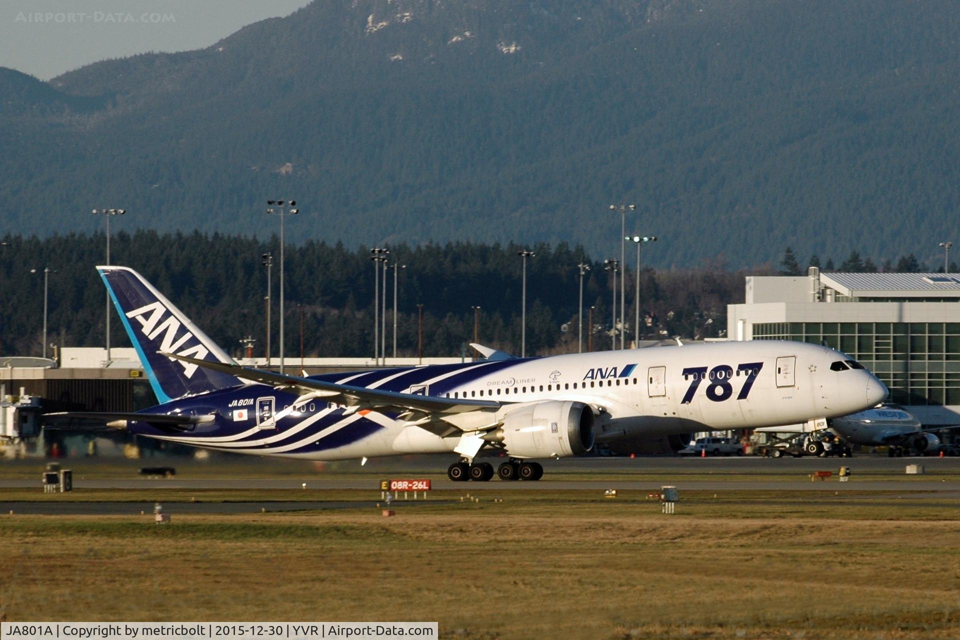 JA801A, 2011 Boeing 787-8 Dreamliner C/N 34488, Departure to Japan.