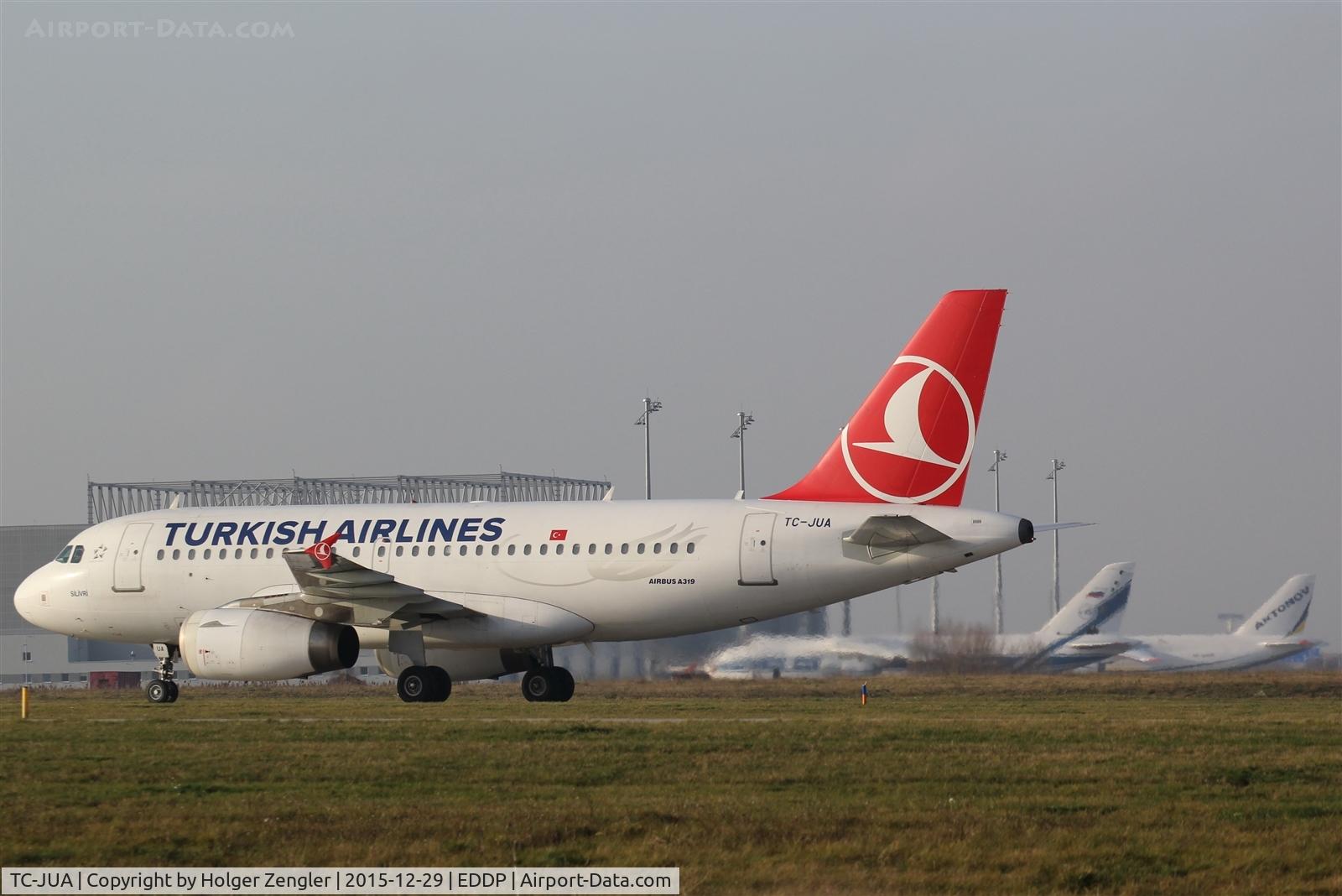 TC-JUA, 2005 Airbus A319-132 C/N 2404, Arrival from  IST on taxi to parking position via E7.....