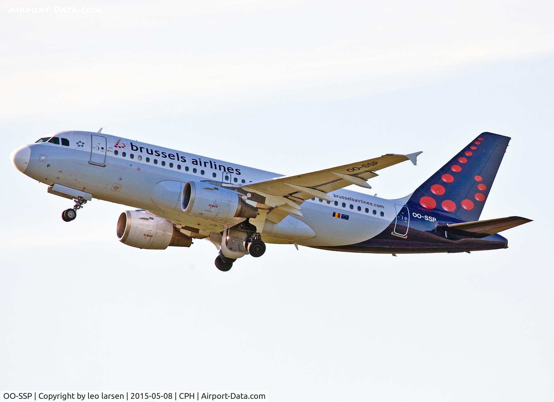 OO-SSP, 1996 Airbus A319-113 C/N 644, Copenhagen 8.5.15