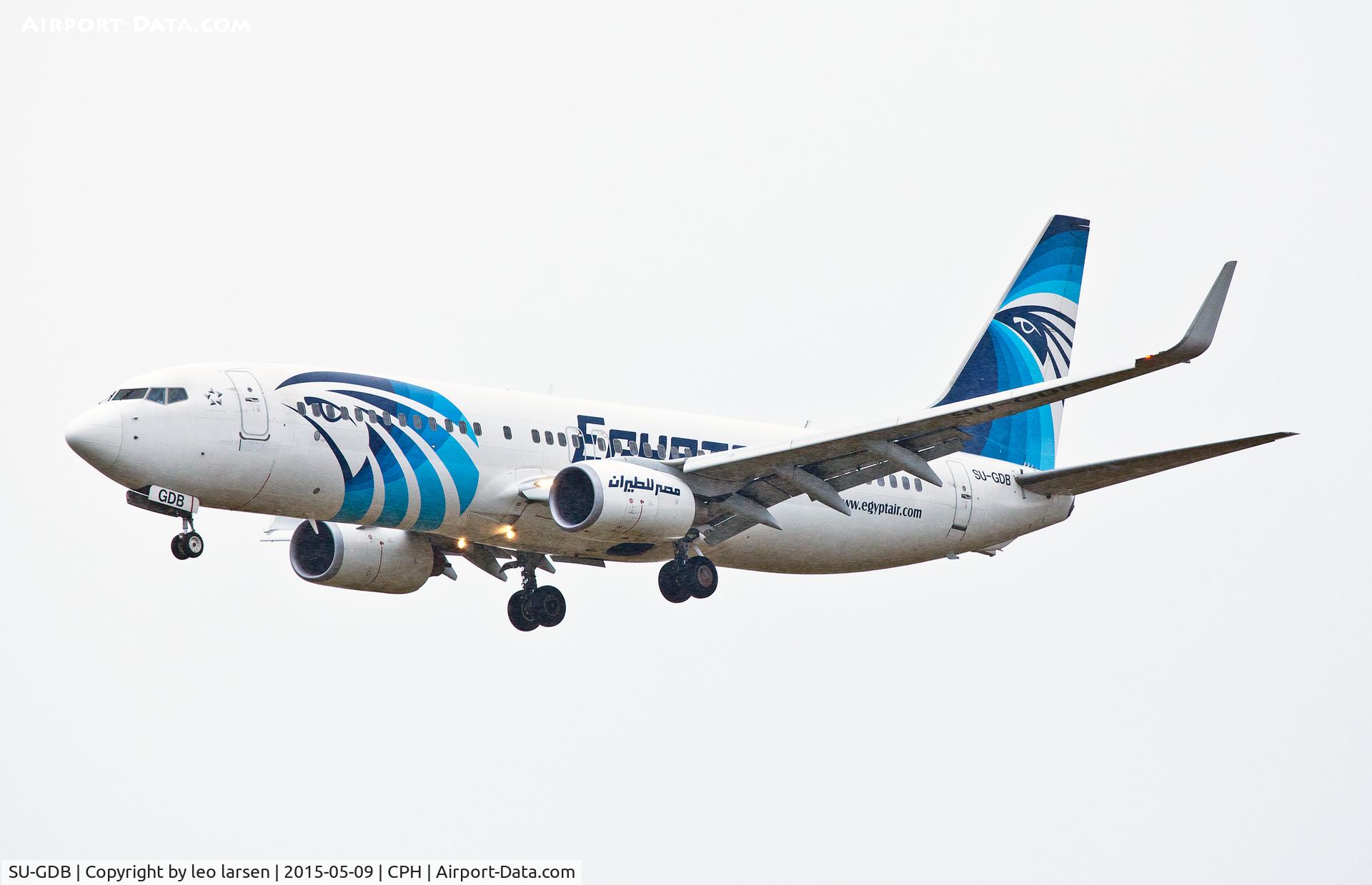 SU-GDB, 2009 Boeing 737-866 C/N 35567, Copenhagen 9.5.15