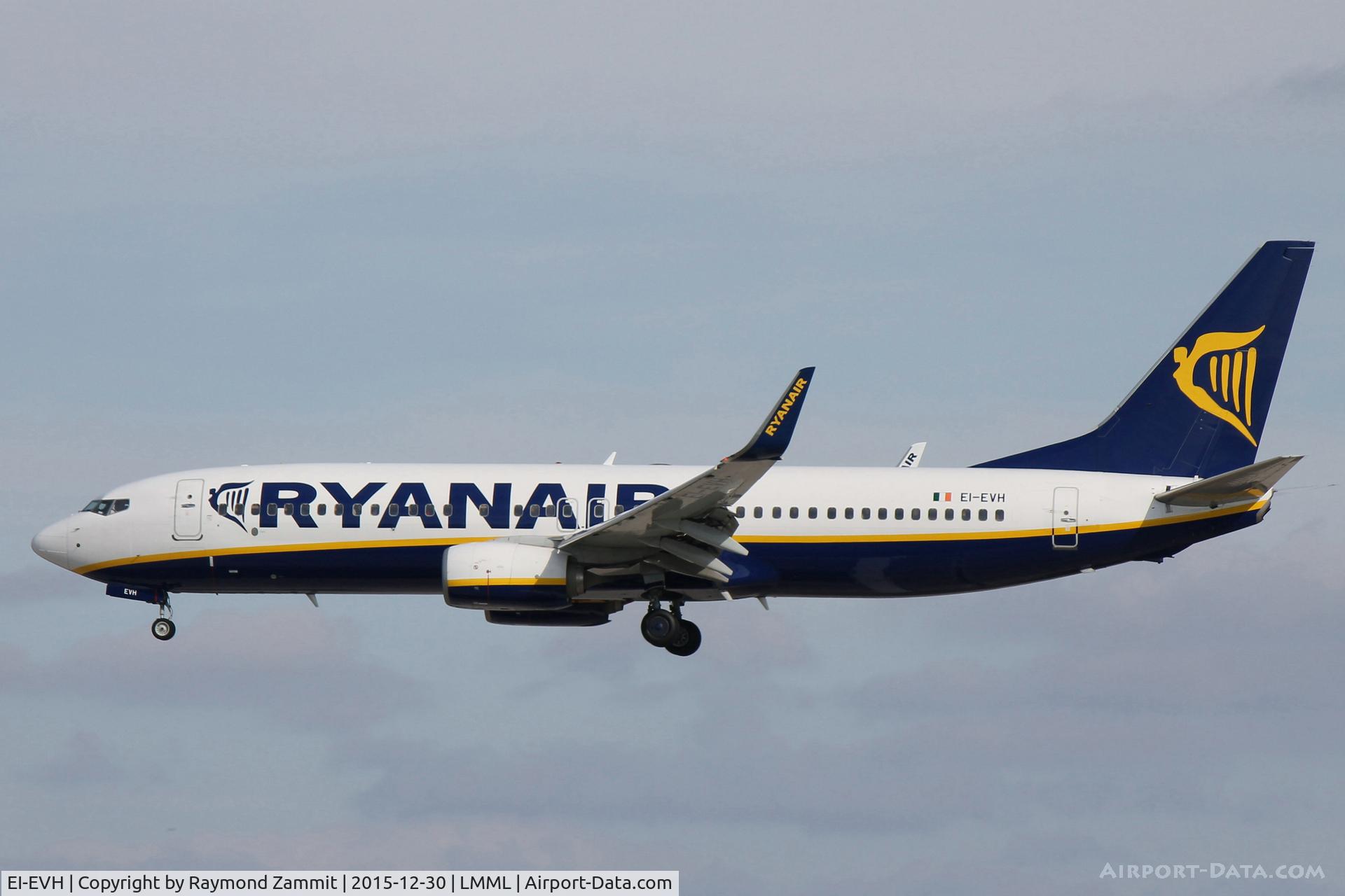 EI-EVH, 2012 Boeing 737-8AS C/N 40290, B737-800 EI-EVH Ryanair