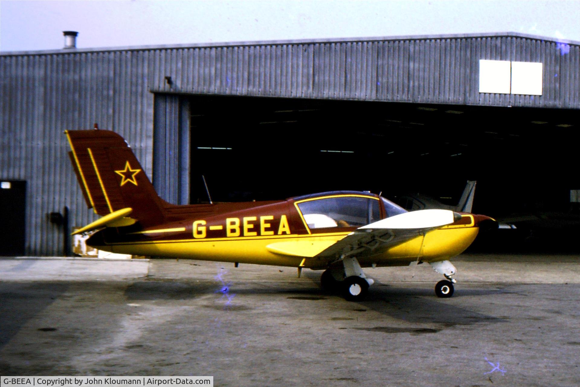G-BEEA, 1976 Socata Rallye 235E Gabier C/N 12770, Taken about 1982 possibly at Shoreham