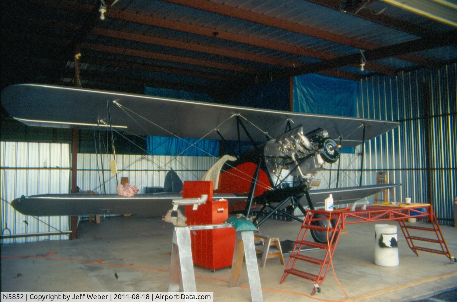 N5852, 1928 Waco GXE C/N 1586, With TANK engine - owner Chuck Weber