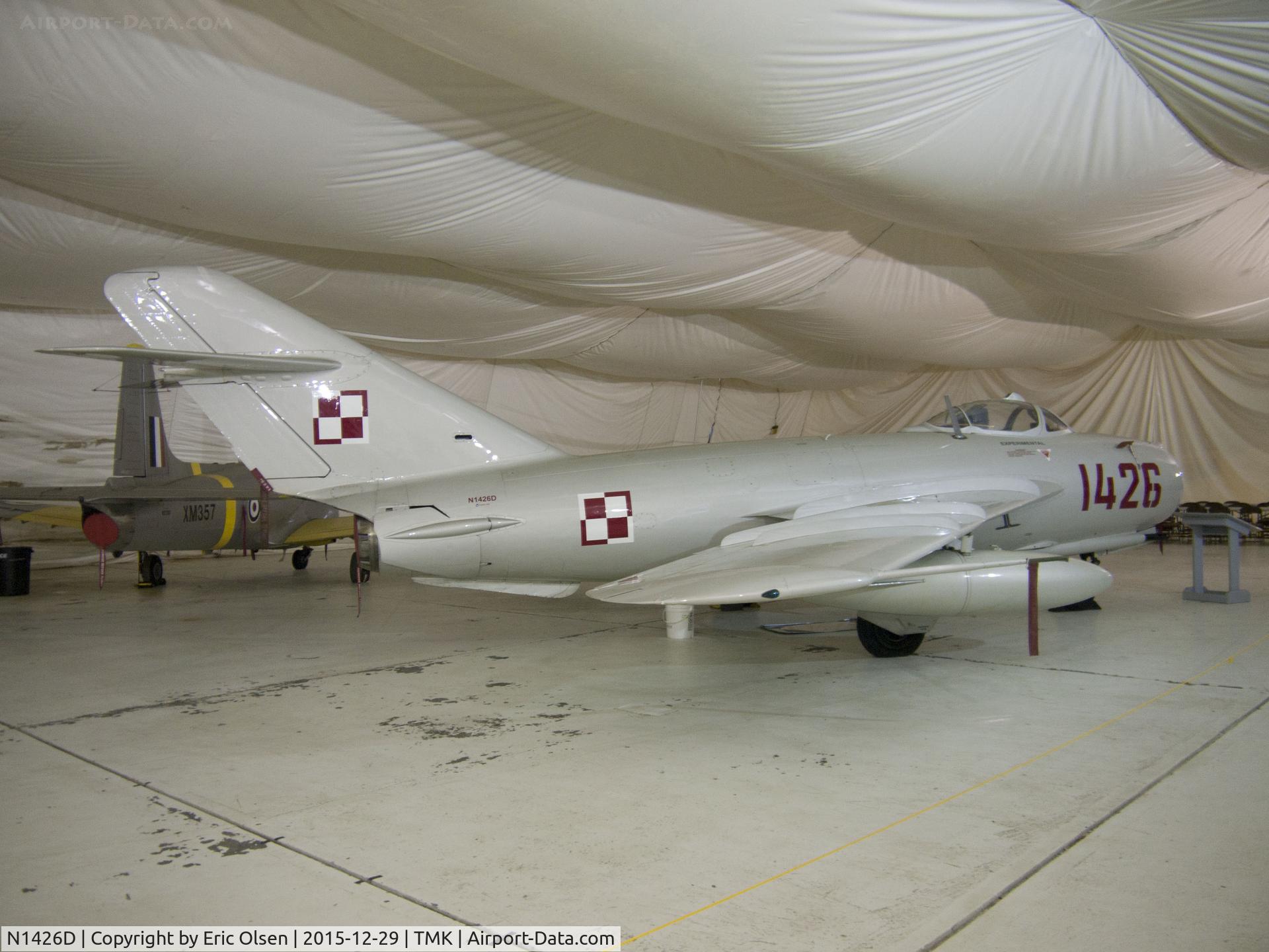 N1426D, Mikoyan-Gurevich MiG-17 (LIM-5) C/N 1C-14-26, MiG 17F at the Tillamook Air Museum