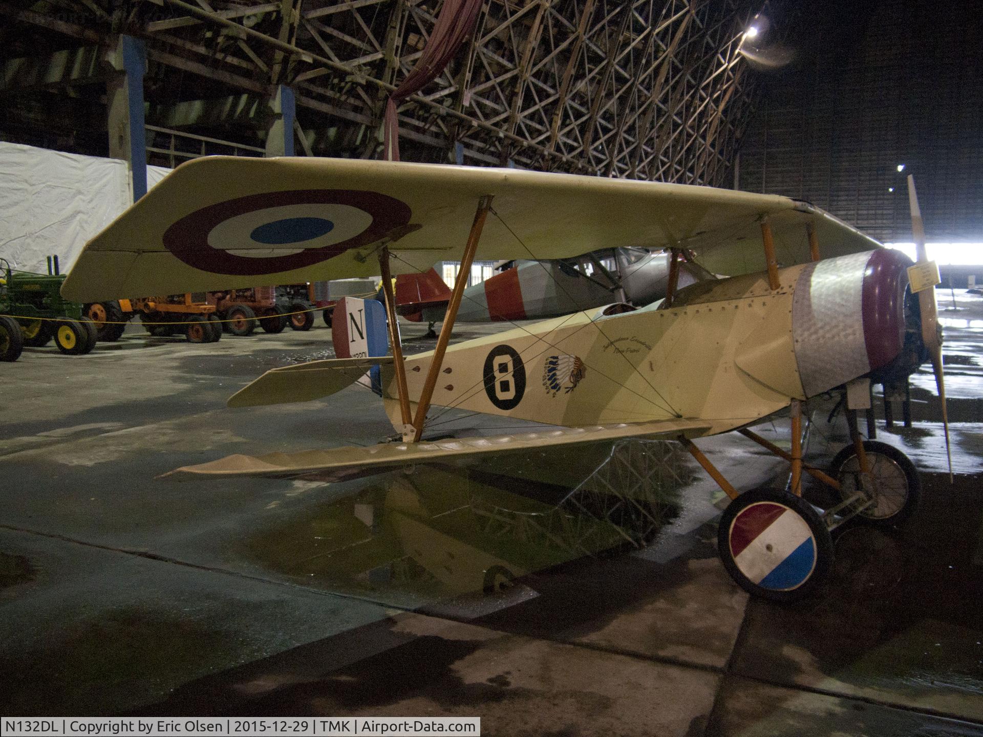 N132DL, 2002 Nieuport II Replica C/N 008, 2002 Nieuport replica at the Tillamook Air Museum.