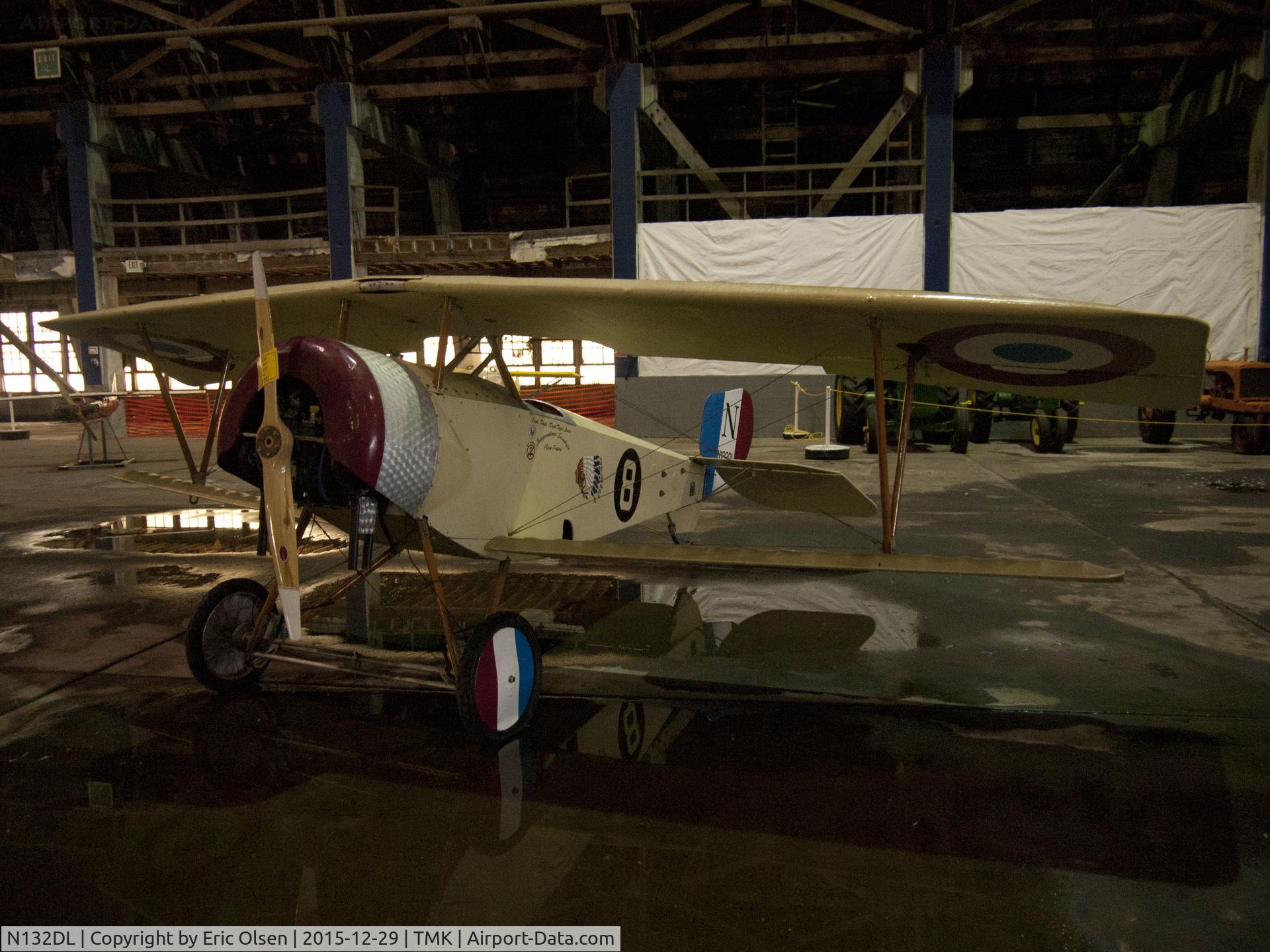N132DL, 2002 Nieuport II Replica C/N 008, 2002 Nieuport replica at the Tillamook Air Museum.