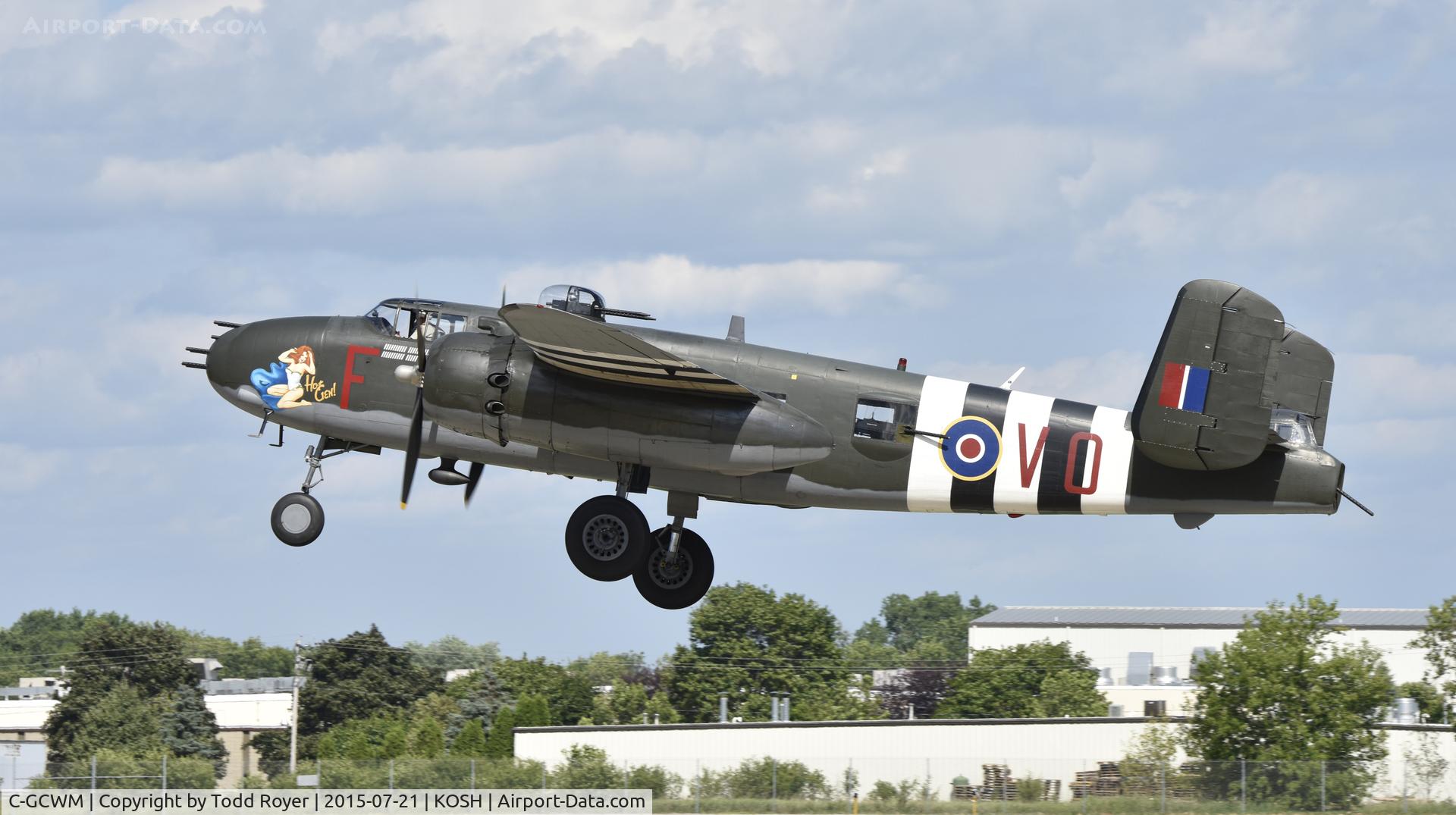 C-GCWM, 1945 North American B-25J Mitchell Mitchell C/N 108-47734, Airventure 2015