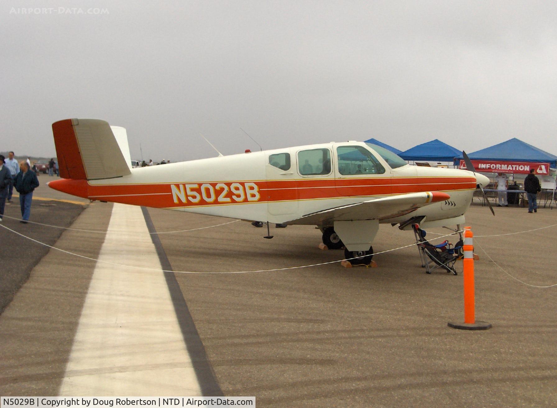 N5029B, 1955 Beech F35 Bonanza C/N D-4296, 1955 Beech F35 BONANZA Continental E-225-8 225 Hp