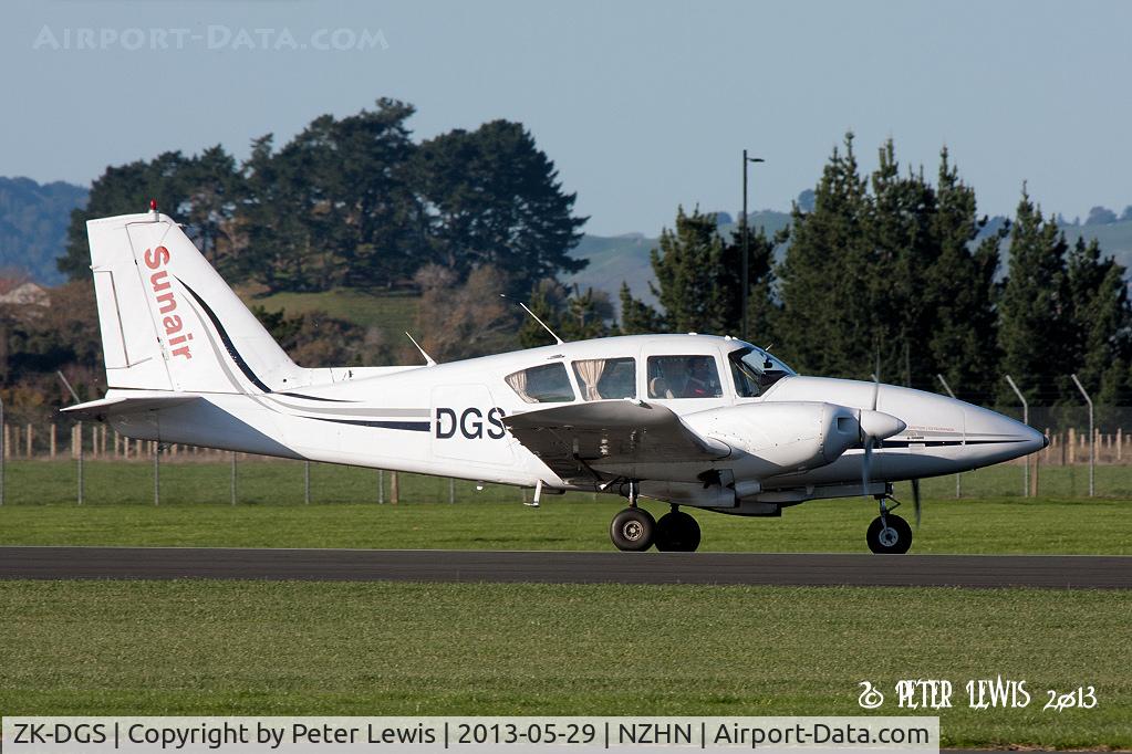 ZK-DGS, Piper PA-23-250 C/N 27-7304959, Sunair Aviation Ltd., Mt Maunganui