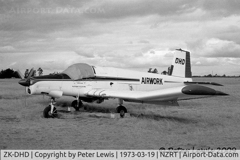 ZK-DHD, NZ Aerospace FU24-950 C/N 169, Airwork (NZ) Ltd., Harewood