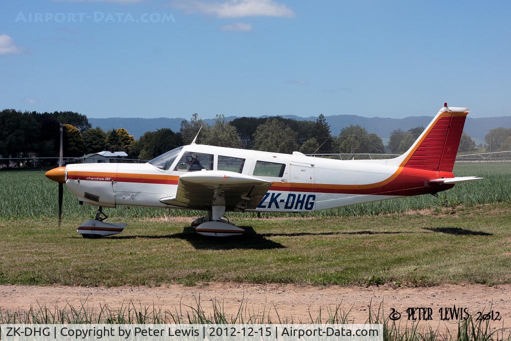 ZK-DHG, Piper PA-32-260 Cherokee Six Cherokee Six C/N 32-699, K J Castleton, Te Awamutu
(on Waikato farm airstrip)