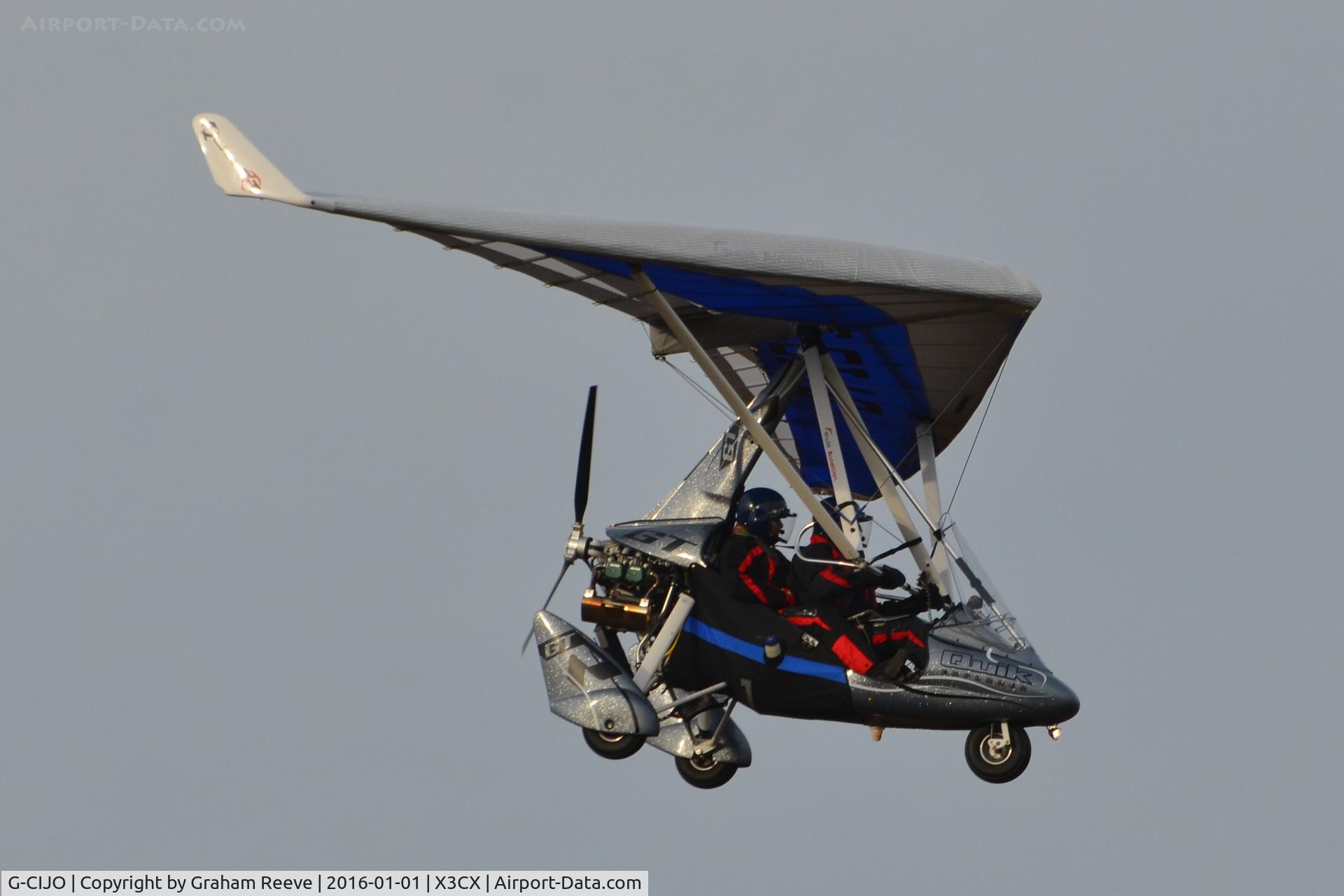 G-CIJO, 2014 P&M Aviation Quik GTR C/N 8702, Landing at Northrepps.
