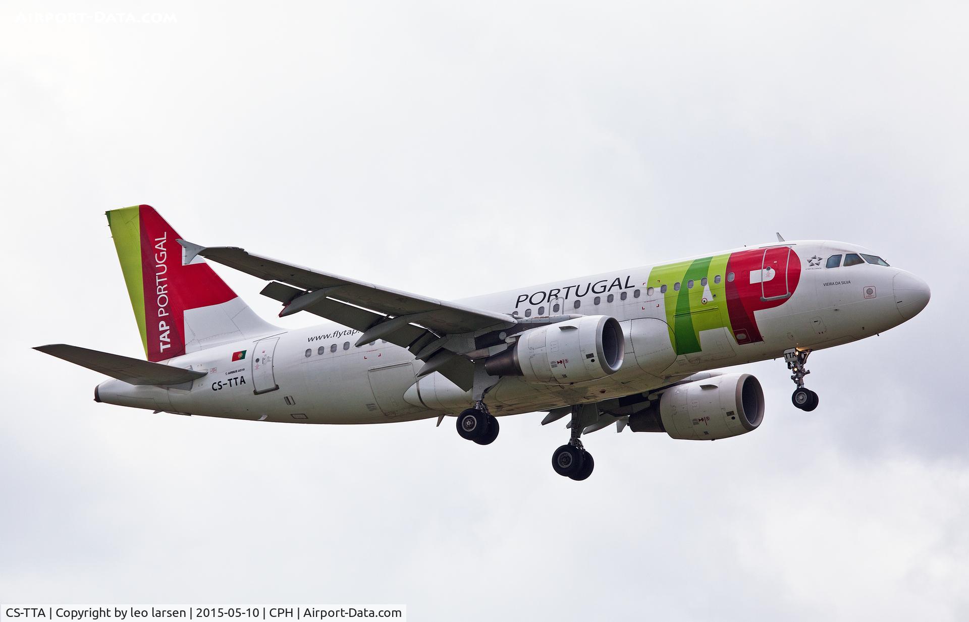 CS-TTA, 1997 Airbus A319-111 C/N 750, Copenhagen 10.5.15