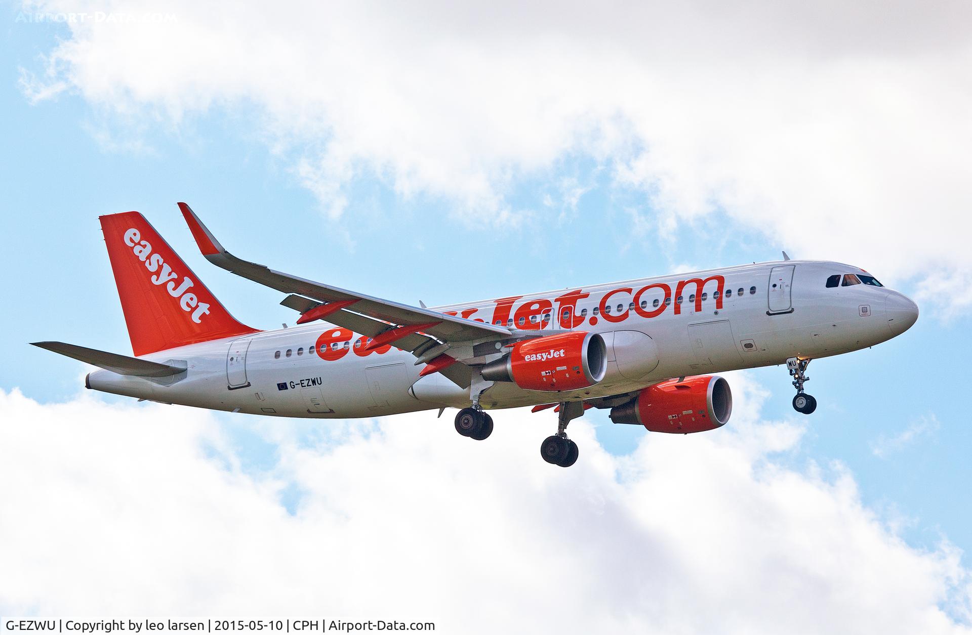 G-EZWU, 2014 Airbus A320-214 C/N 6095, Copenhagen 10.5.15