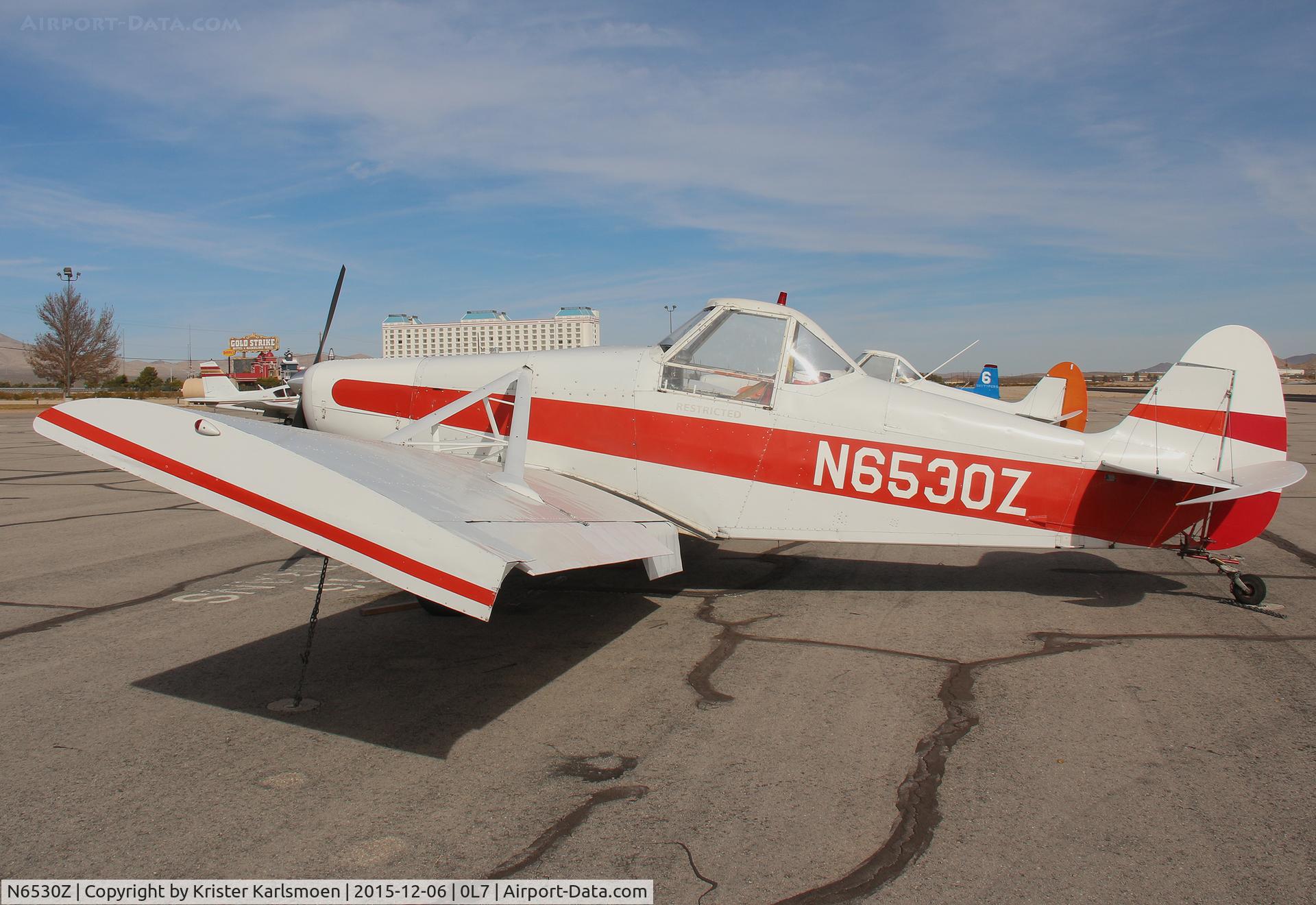 N6530Z, 1962 Piper PA-25-235 C/N 25-2063, Parked at Jean NV. Sold from Durango Colorado?