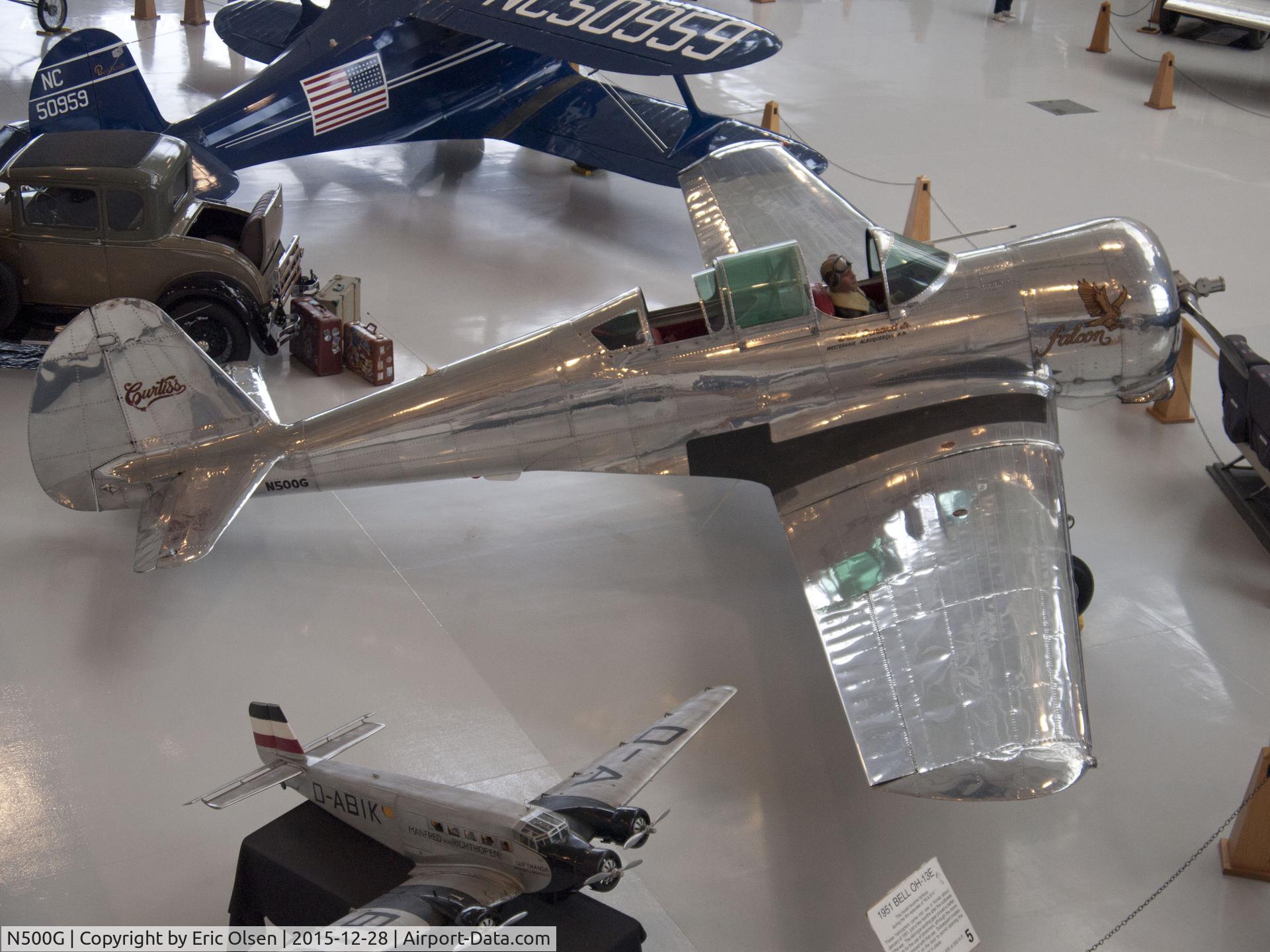 N500G, 1938 Curtiss-Wright A22 C/N A22-1, At the Evergreen Aviation and Space Museum.