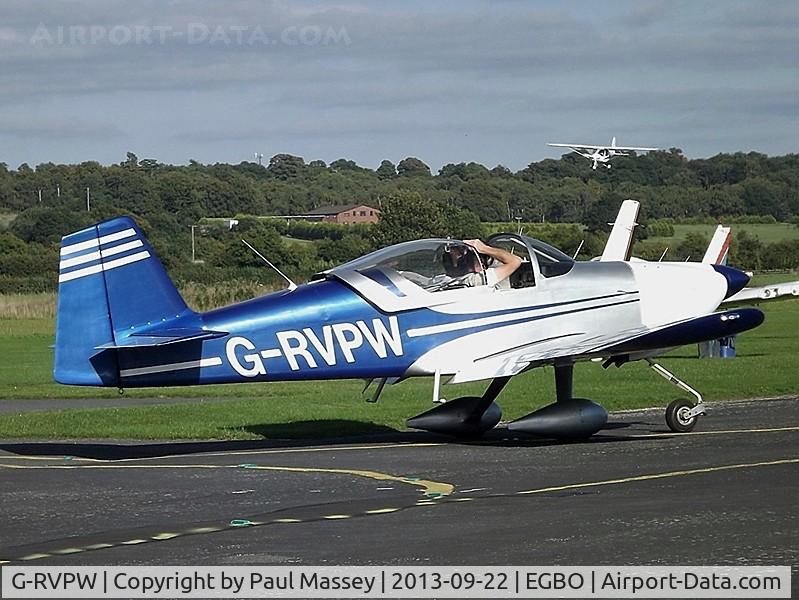 G-RVPW, 2004 Vans RV-6A C/N PFA 181A-13481, @ Halfpenny Green.