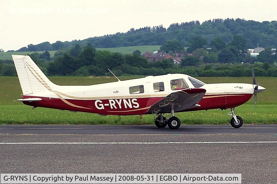 G-RYNS, 2007 Piper PA-32-301FT 6X Saratoga C/N 3232071, @ Halfpenny Green.EX:-N30970.