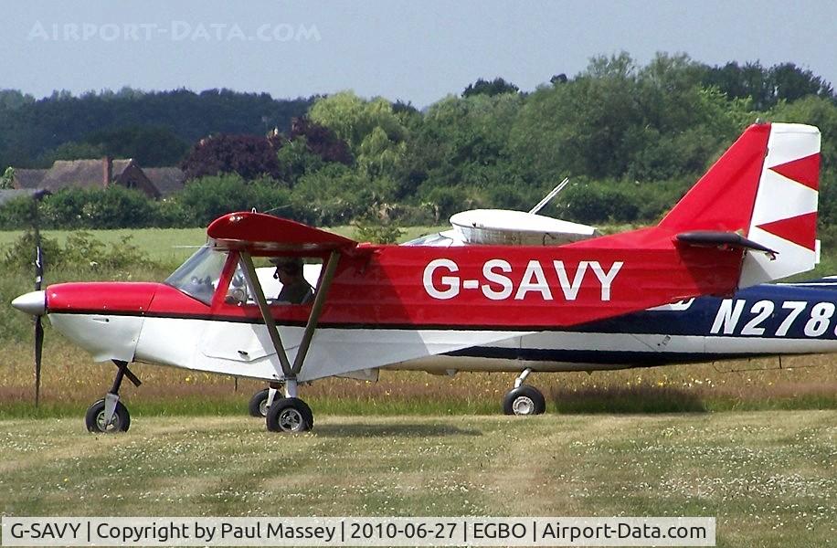G-SAVY, 2009 ICP MXP-740 Savannah VG Jabiru(1) C/N BMAA/HB/499, @ the 100 years of flying at Wolverhampton Airfields fly-in.
