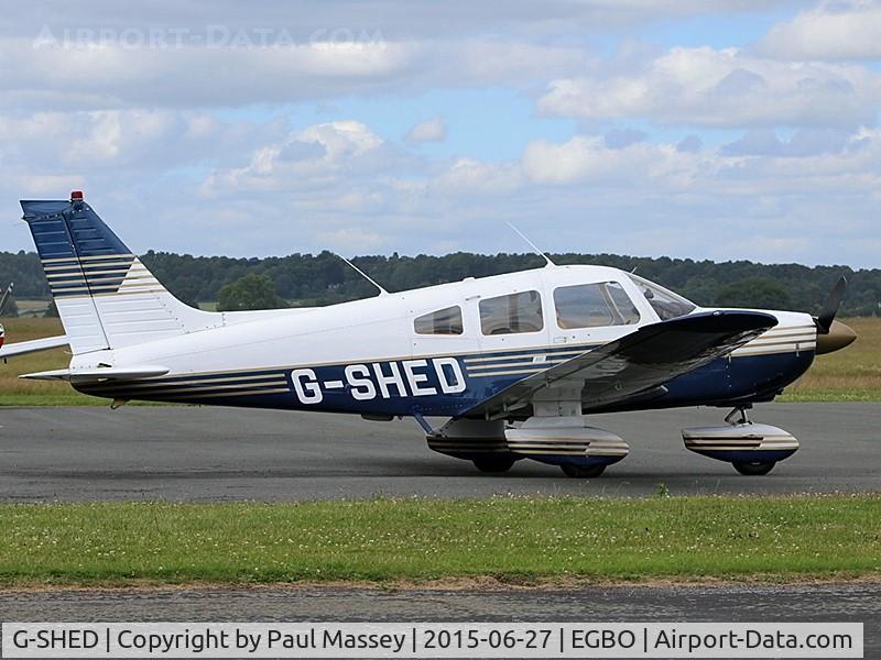 G-SHED, 1978 Piper PA-28-181 Cherokee Archer II C/N 28-7890068, @ Halfpenny Green. EX:-G-BRAU,N47411.