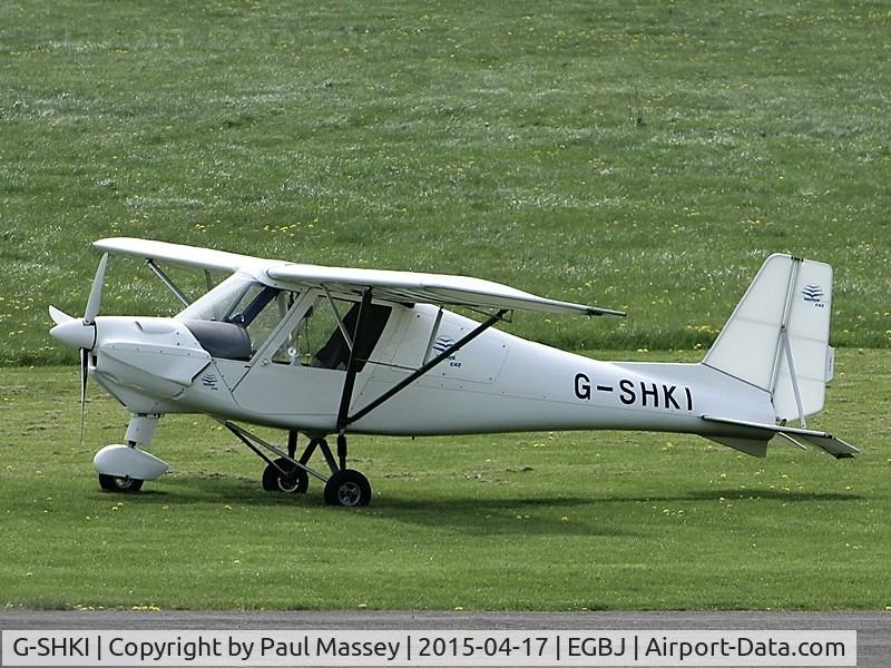 G-SHKI, 2013 Comco Ikarus C42 FB80 C/N 1311-7292, @ Gloucester Airport (Staverton).