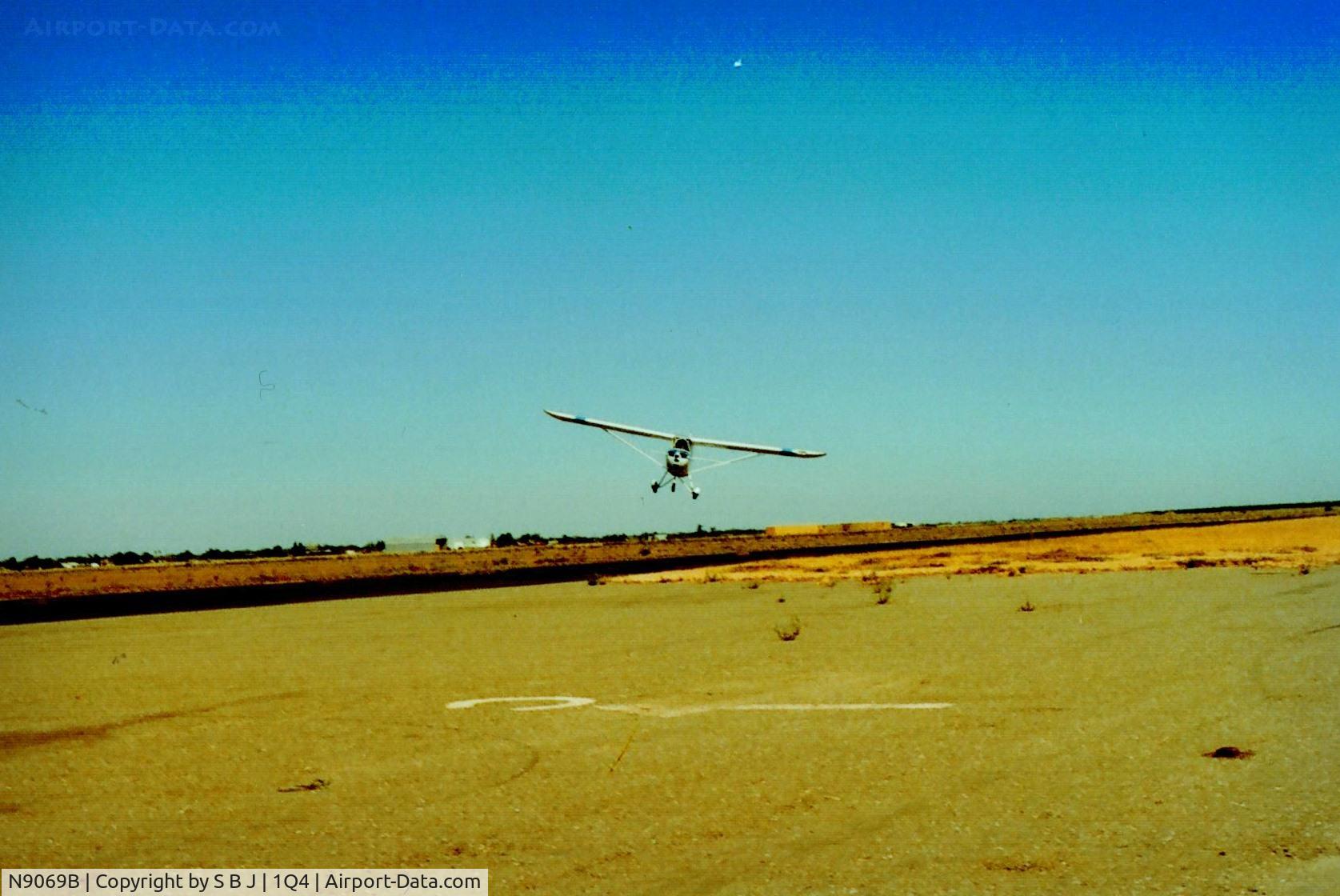 N9069B, 1958 Champion 7FC C/N 7FC-153, Front view of 69B. This was taken soon after being rebuilt. Found it to be a very nice flying Champ in spite of the nose wheel.