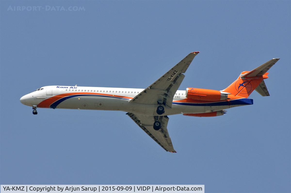 YA-KMZ, 1991 McDonnell Douglas MD-87 (DC-9-87) C/N 53337, On the approach to IGIA T-3.
