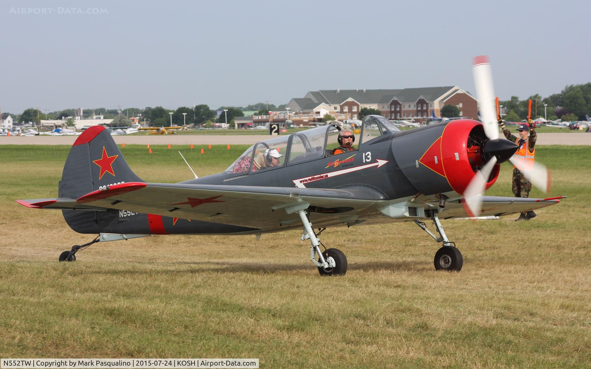 N552TW, 2002 Yakovlev (Aerostar) Yak-52TW C/N 0212305, YAK-52TW
