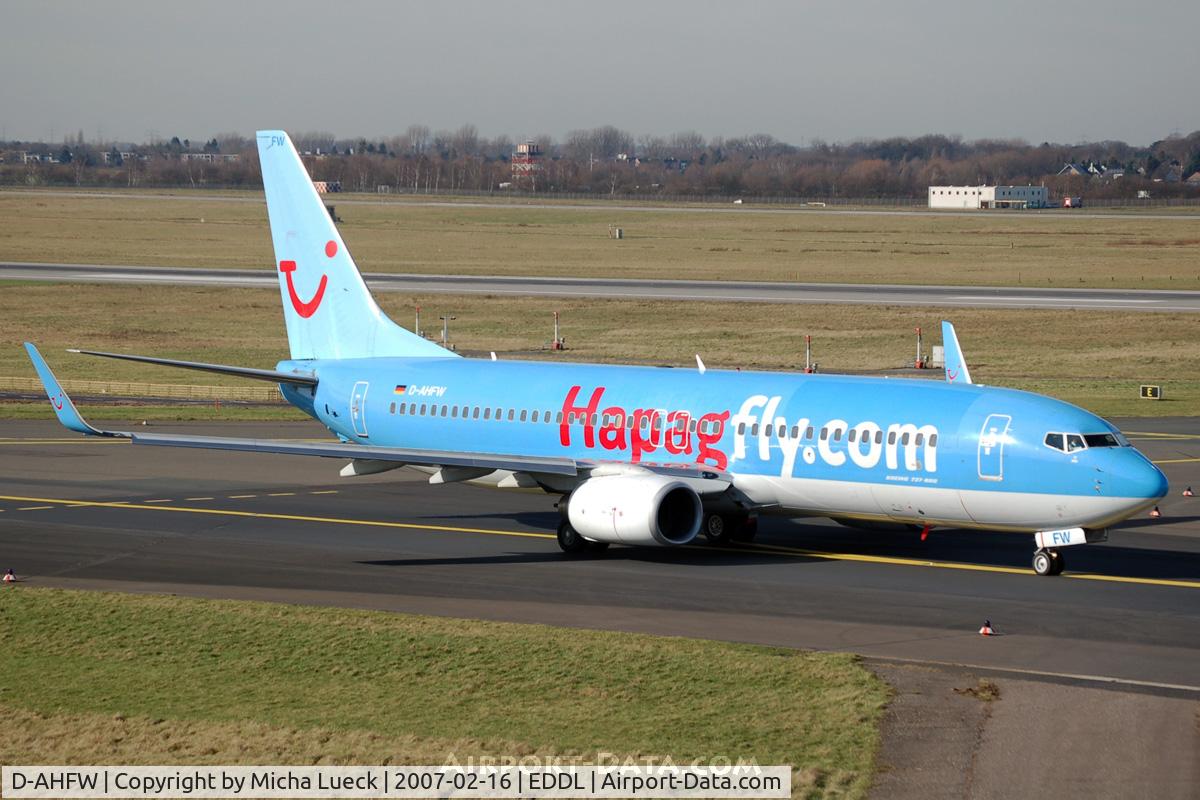 D-AHFW, 2001 Boeing 737-8K5 C/N 30882, At Düsseldorf