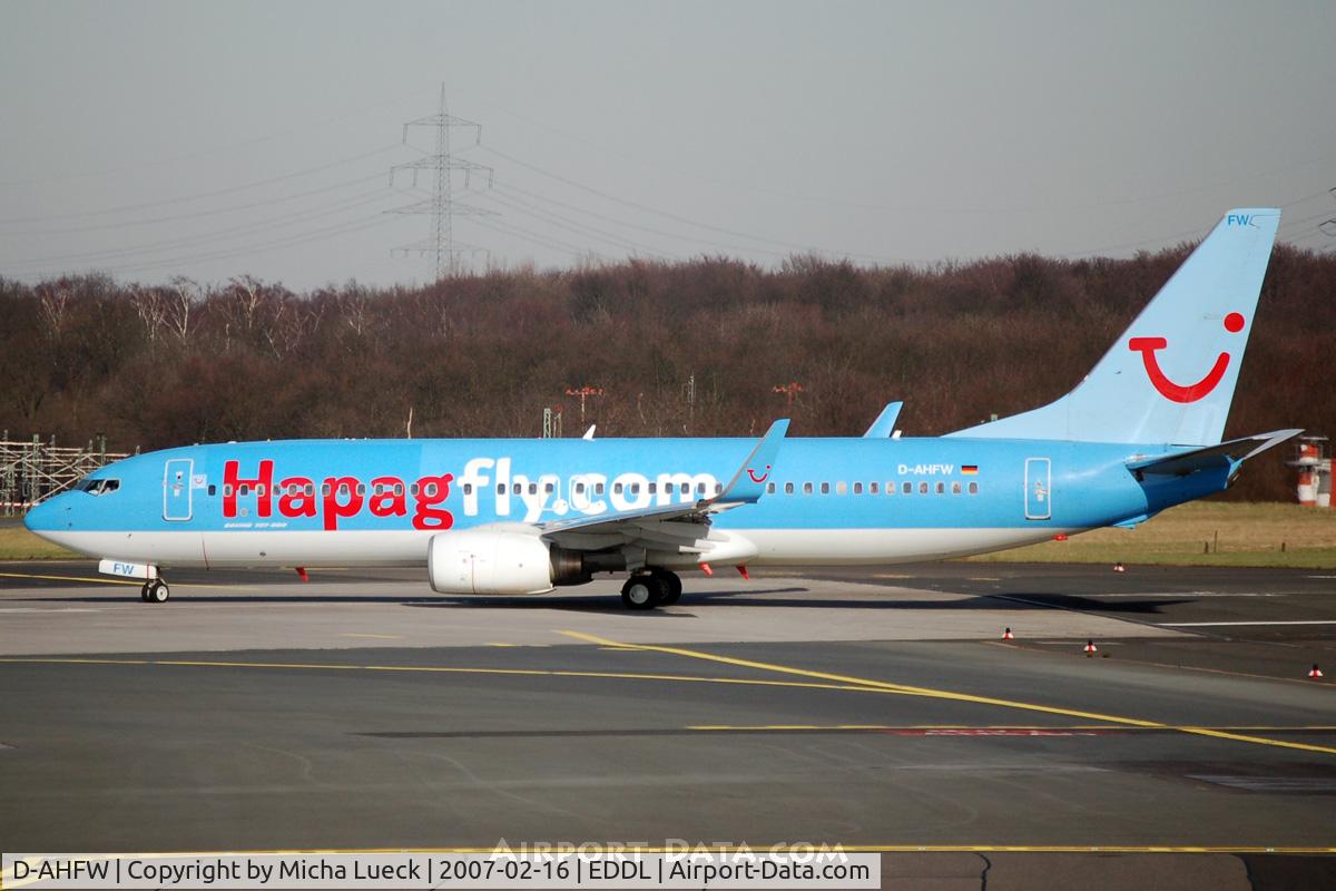 D-AHFW, 2001 Boeing 737-8K5 C/N 30882, At Düsseldorf