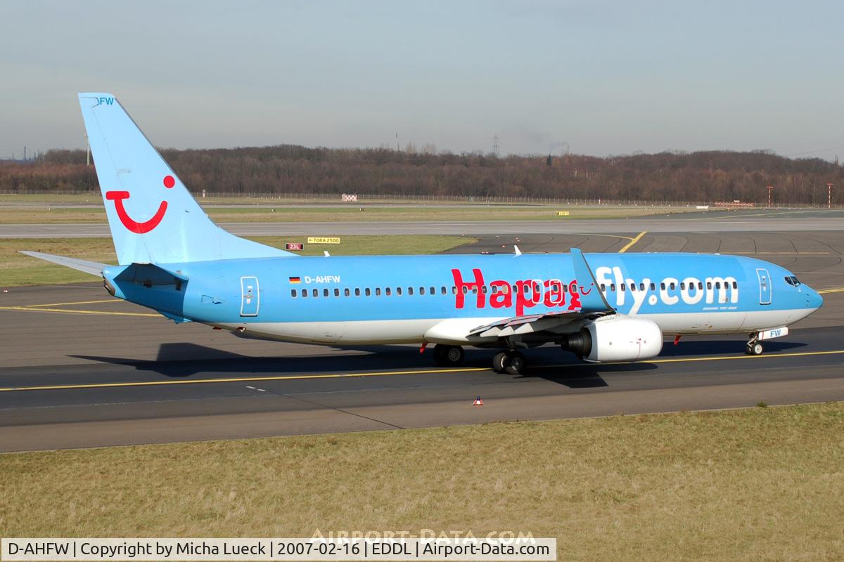 D-AHFW, 2001 Boeing 737-8K5 C/N 30882, At Düsseldorf