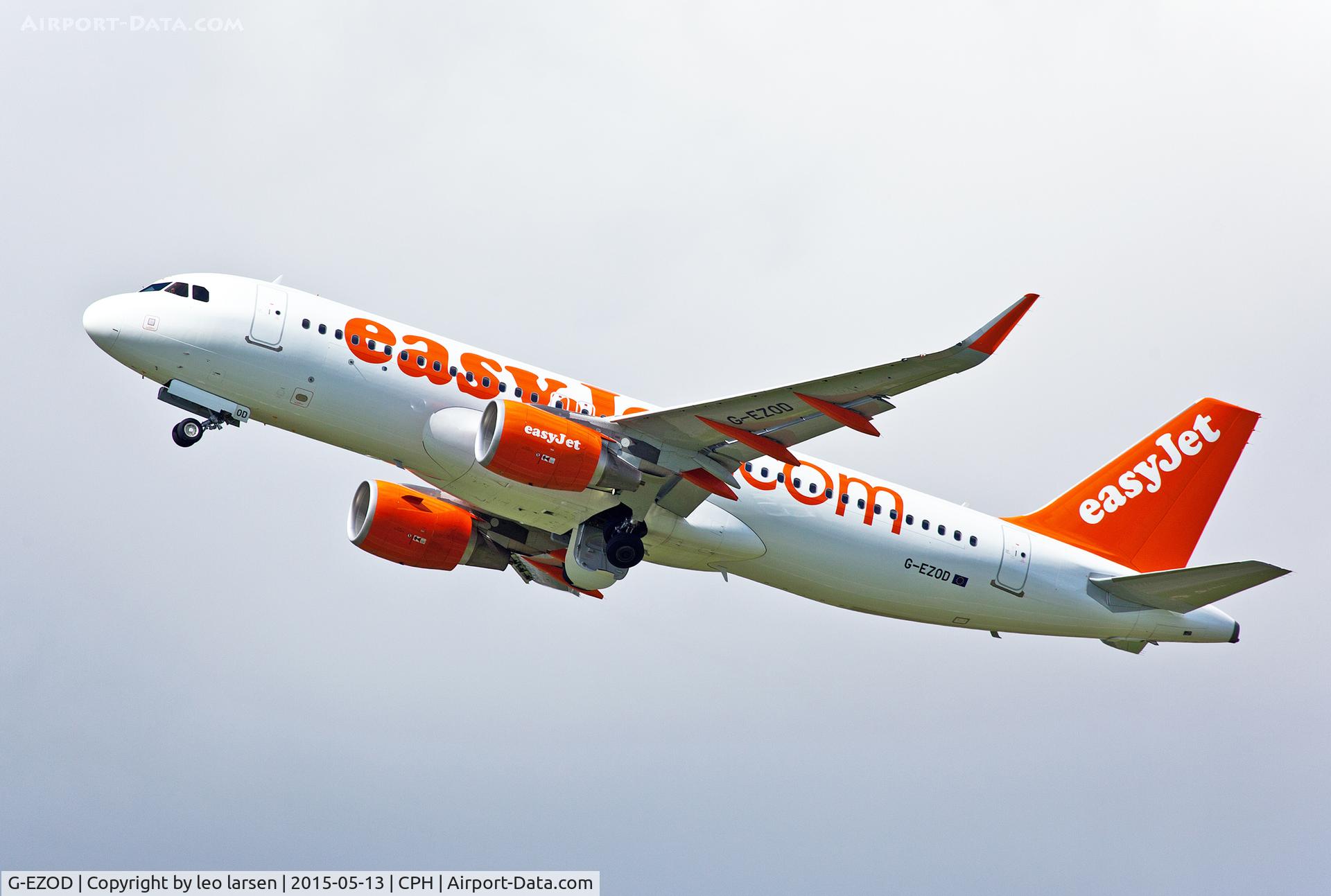 G-EZOD, 2015 Airbus A320-214 C/N 6502, Copenhagen 13.5.15