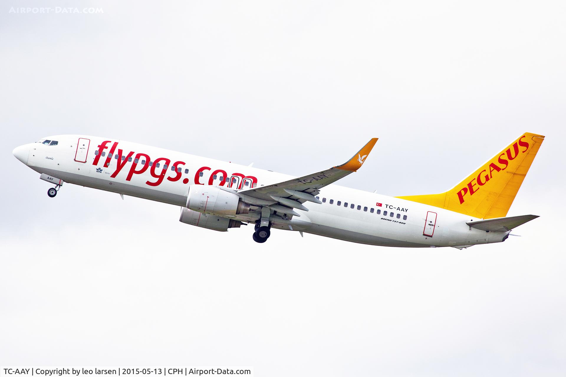 TC-AAY, 2010 Boeing 737-82R C/N 40874, Copenhagen 13.5.15