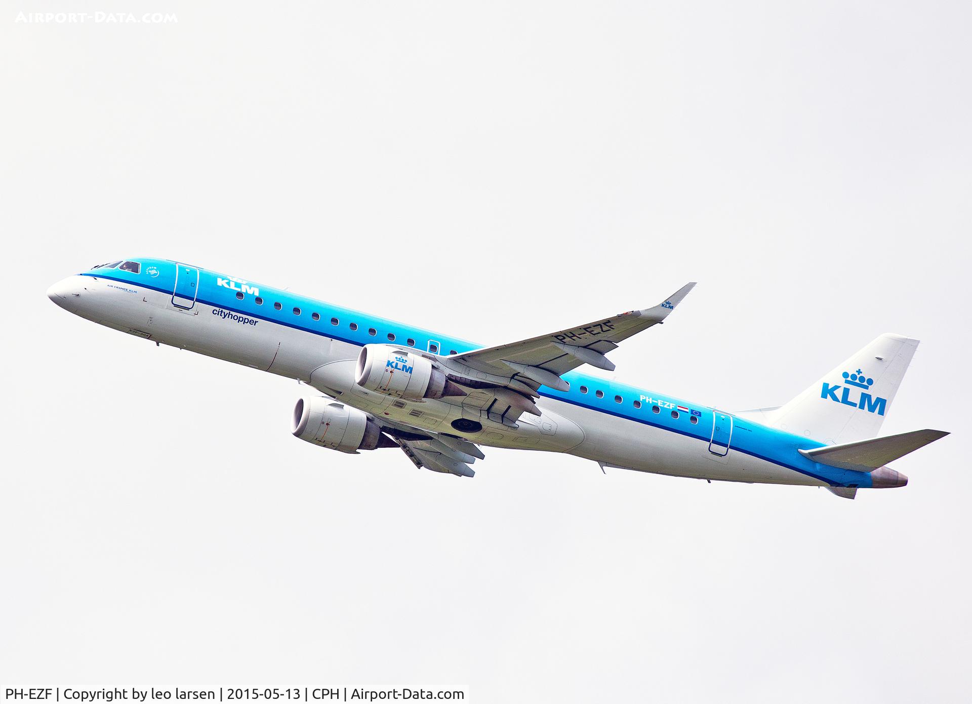 PH-EZF, 2009 Embraer 190LR (ERJ-190-100LR) C/N 19000304, Copenhagen 13.5.15